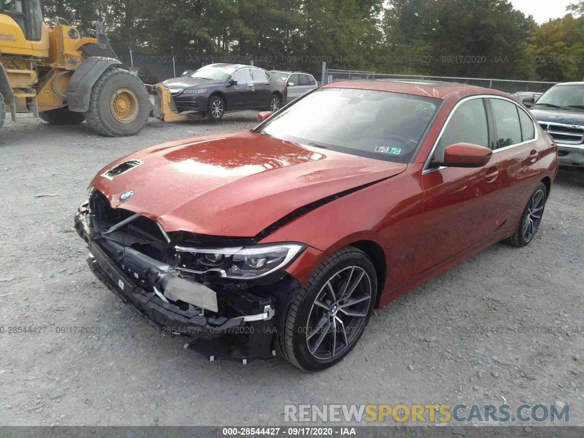 2 Фотография поврежденного автомобиля 3MW5R7J04L8B24363 BMW 3 SERIES 2020