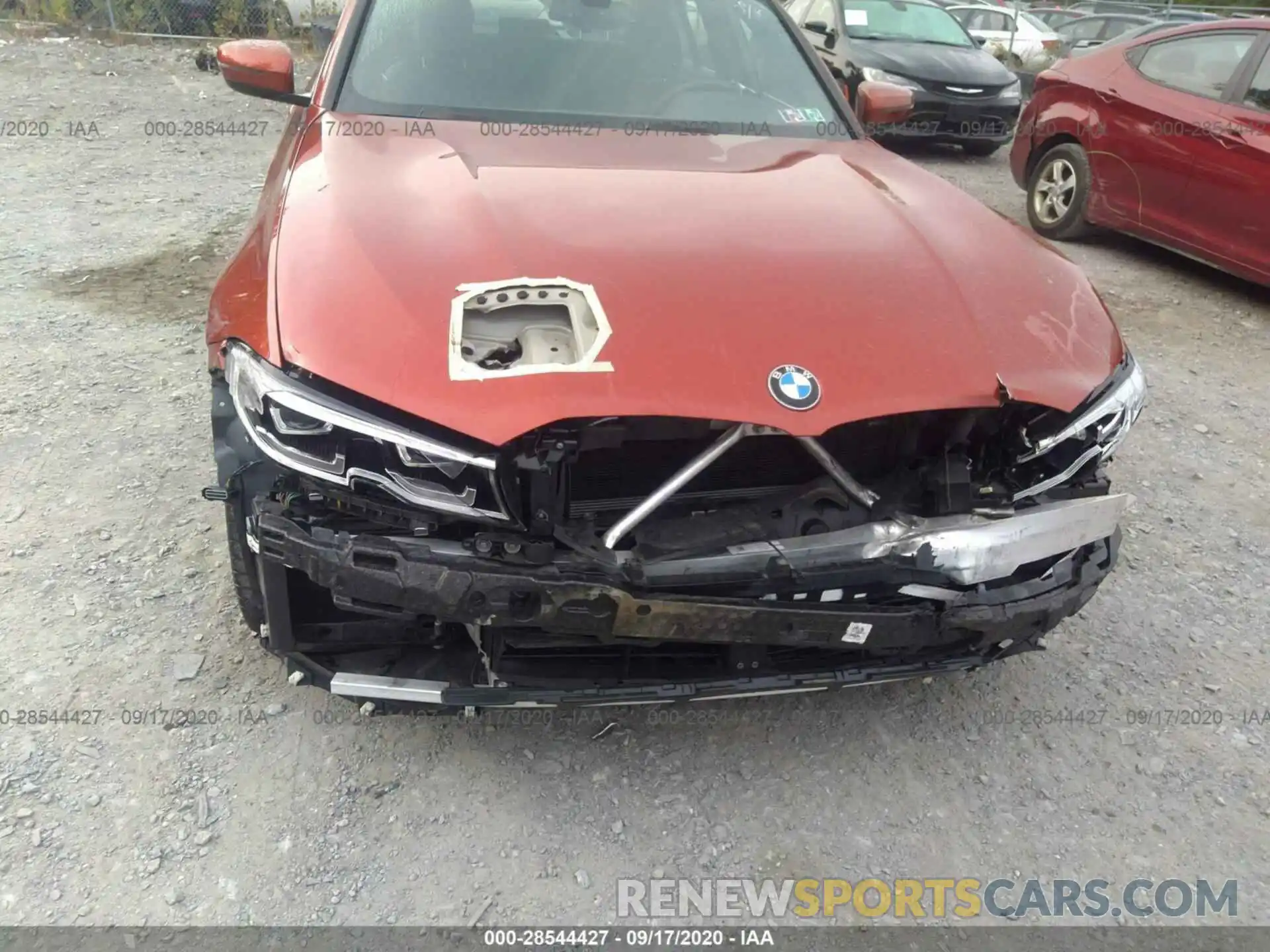 6 Фотография поврежденного автомобиля 3MW5R7J04L8B24363 BMW 3 SERIES 2020
