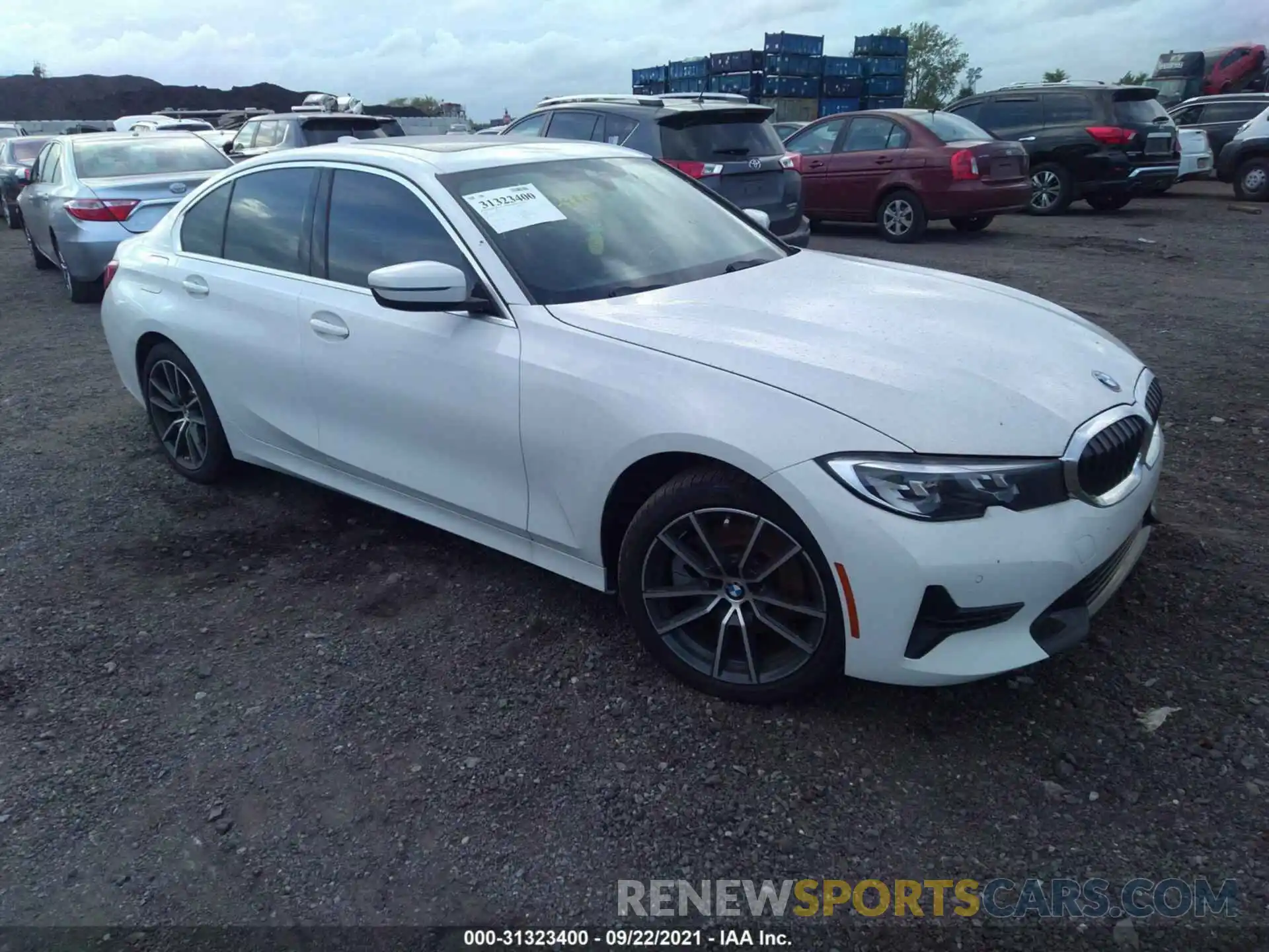 1 Photograph of a damaged car 3MW5R7J04L8B27134 BMW 3 SERIES 2020