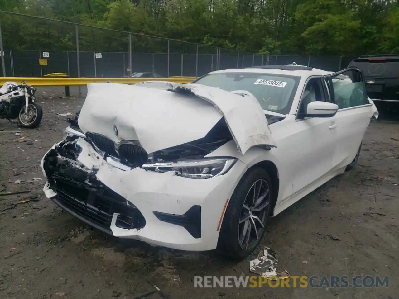 2 Photograph of a damaged car 3MW5R7J05L8B03747 BMW 3 SERIES 2020