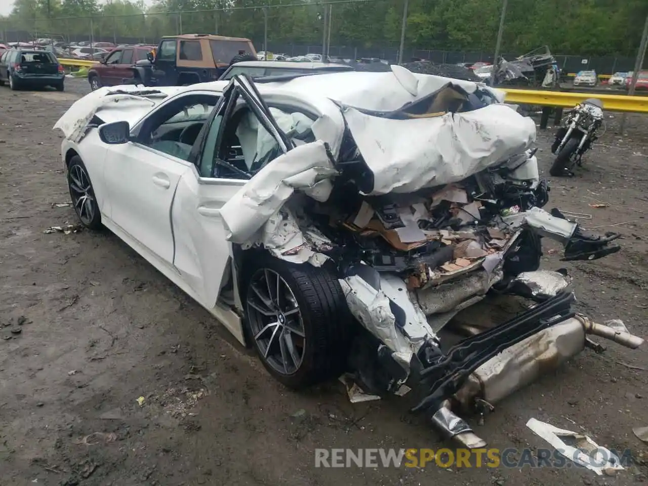 3 Photograph of a damaged car 3MW5R7J05L8B03747 BMW 3 SERIES 2020