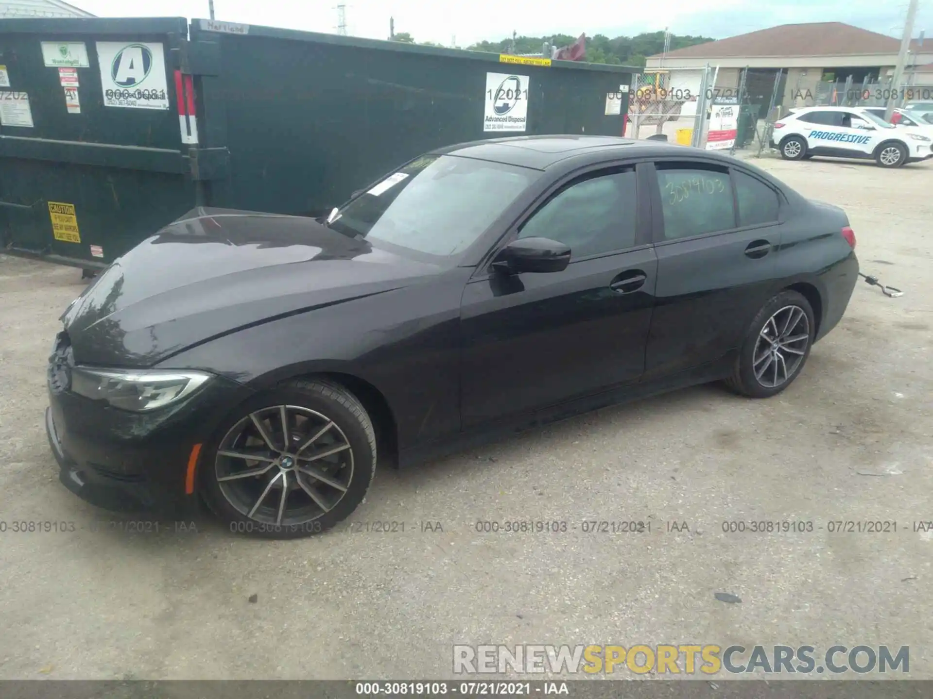 2 Photograph of a damaged car 3MW5R7J05L8B04686 BMW 3 SERIES 2020