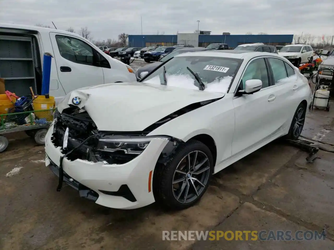 2 Photograph of a damaged car 3MW5R7J05L8B06406 BMW 3 SERIES 2020