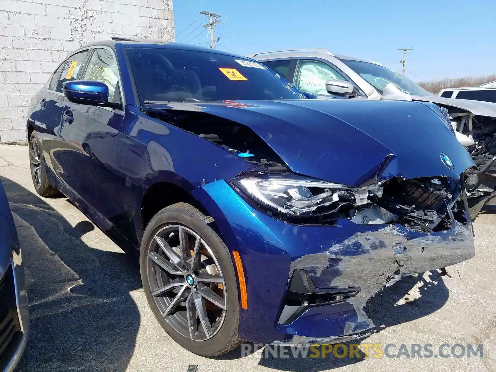 1 Photograph of a damaged car 3MW5R7J05L8B09130 BMW 3 SERIES 2020