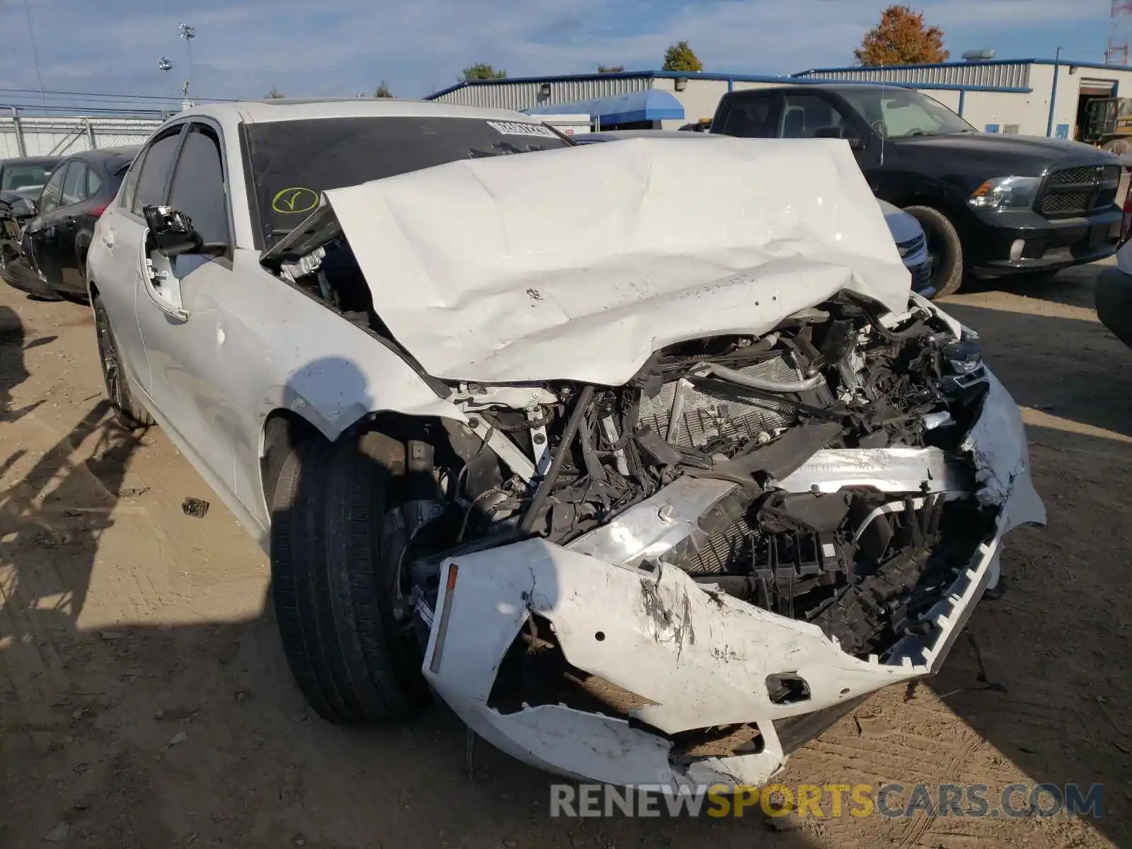 1 Photograph of a damaged car 3MW5R7J05L8B11315 BMW 3 SERIES 2020