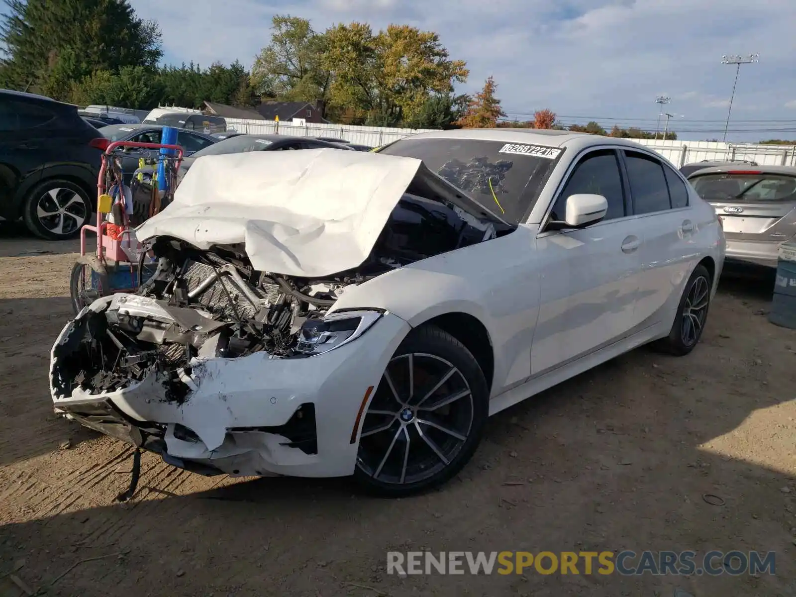 2 Photograph of a damaged car 3MW5R7J05L8B11315 BMW 3 SERIES 2020