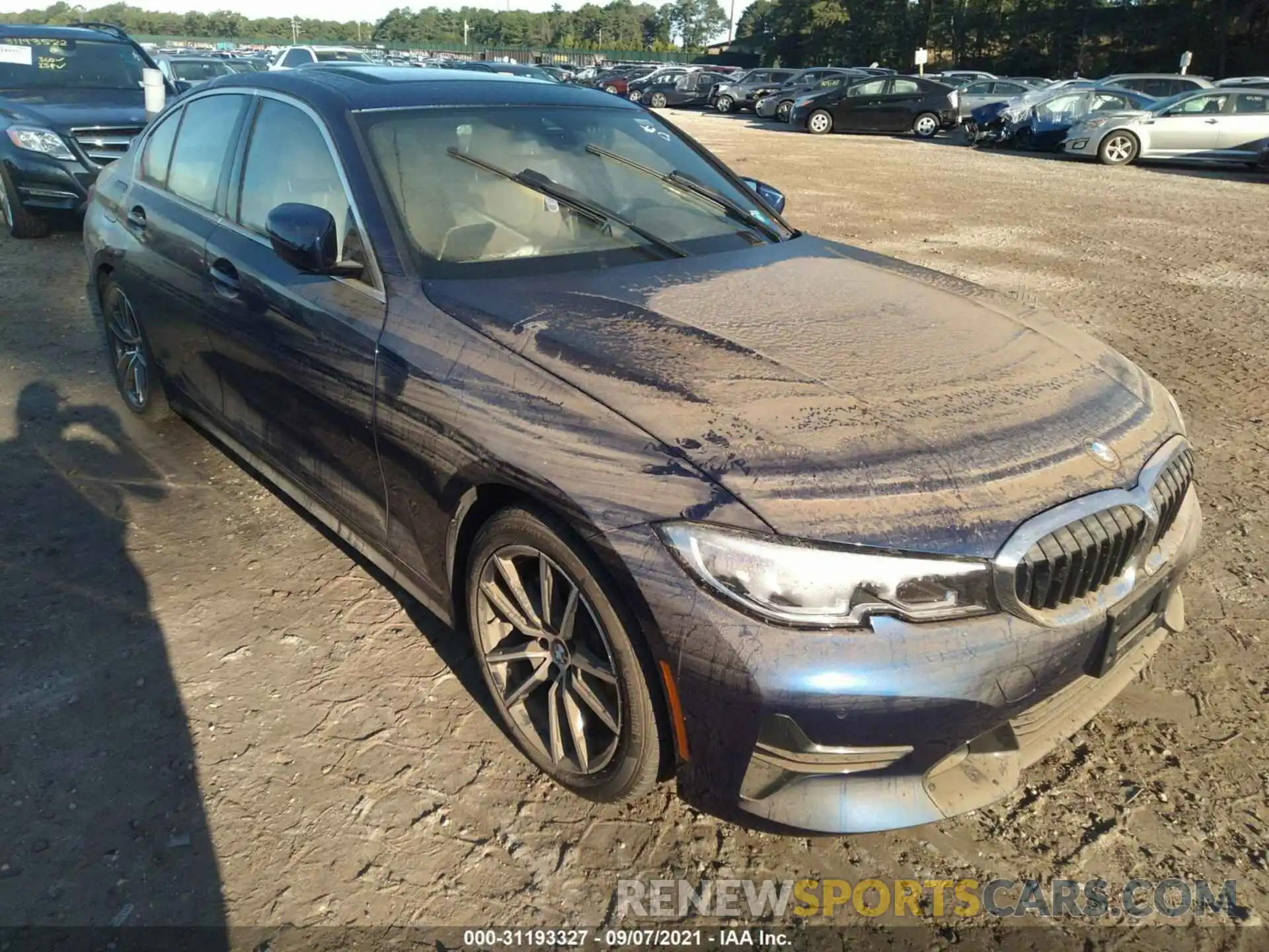 1 Photograph of a damaged car 3MW5R7J05L8B14666 BMW 3 SERIES 2020