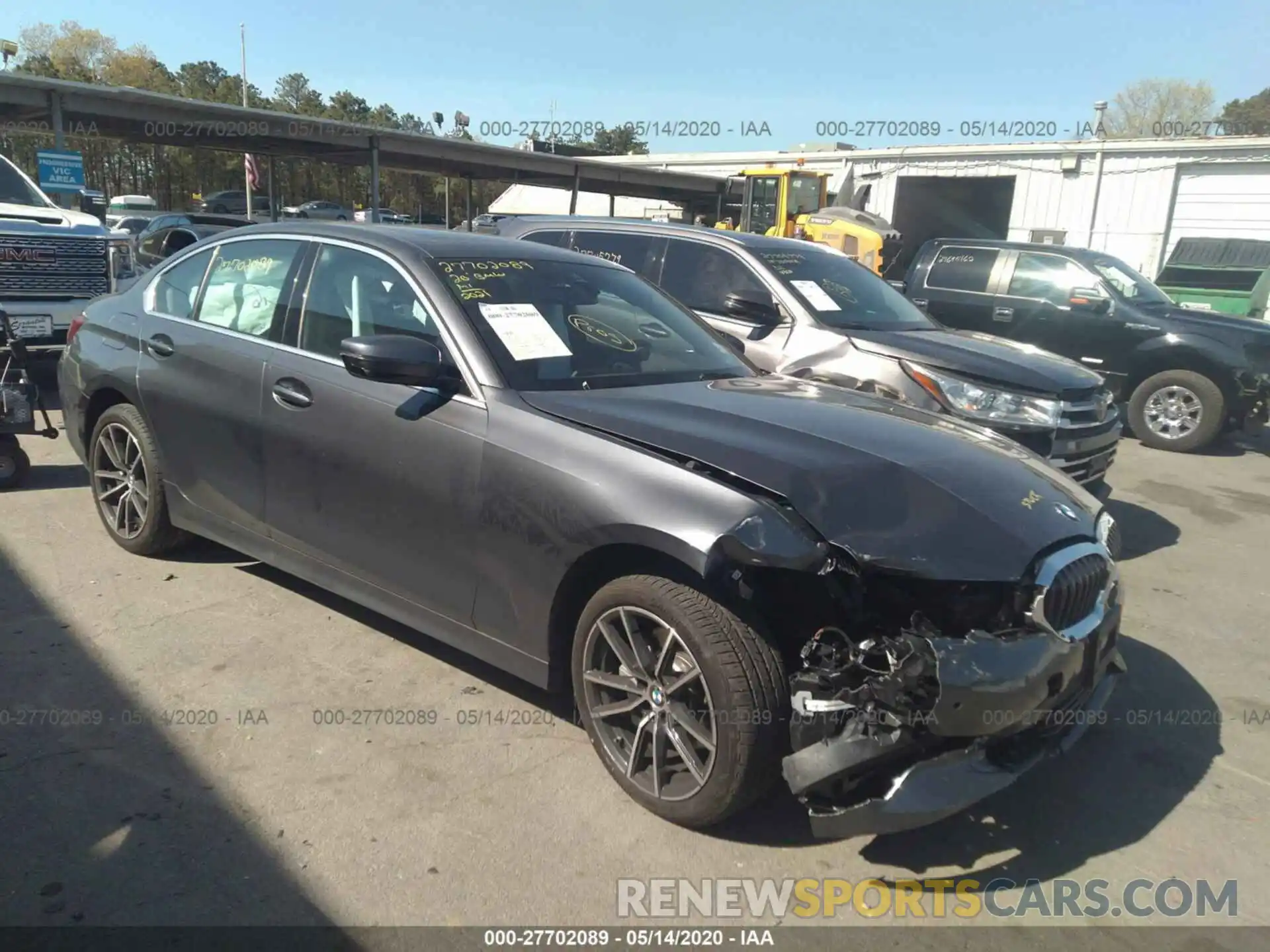 1 Photograph of a damaged car 3MW5R7J05L8B19656 BMW 3 SERIES 2020