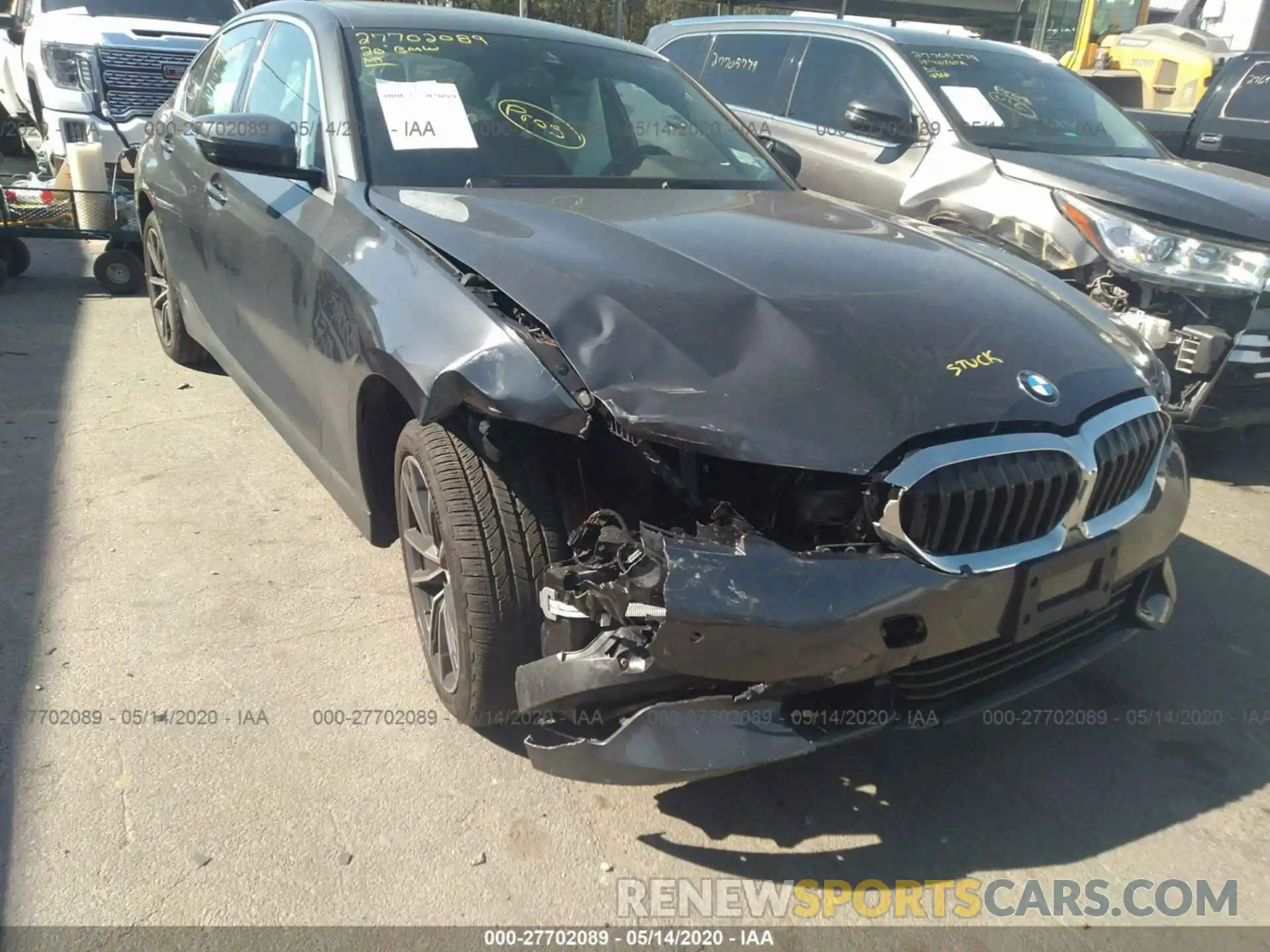 6 Photograph of a damaged car 3MW5R7J05L8B19656 BMW 3 SERIES 2020