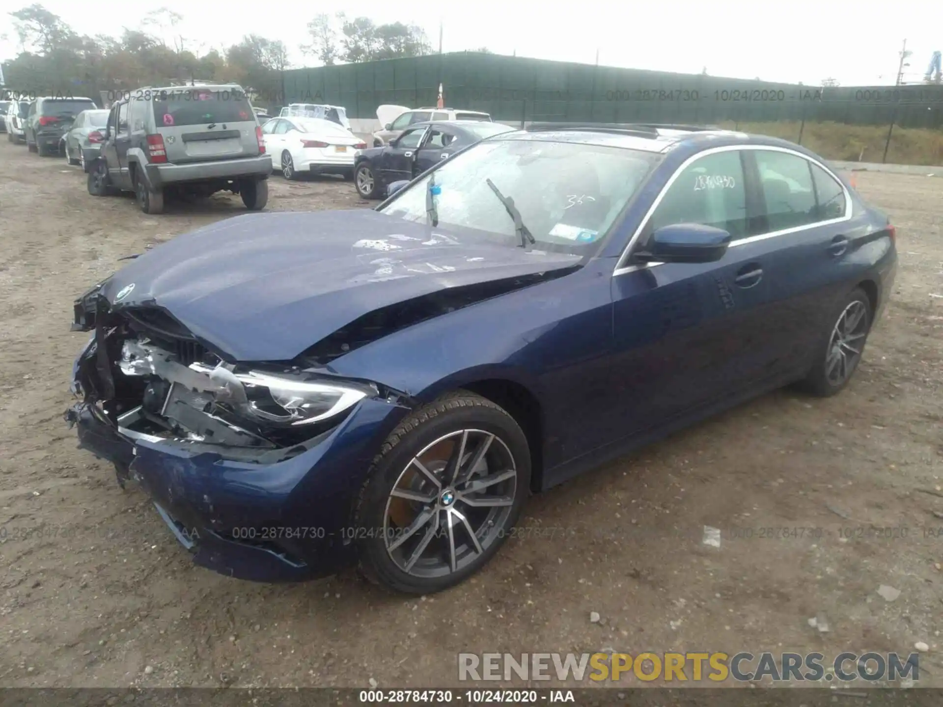 2 Photograph of a damaged car 3MW5R7J05L8B20323 BMW 3 SERIES 2020