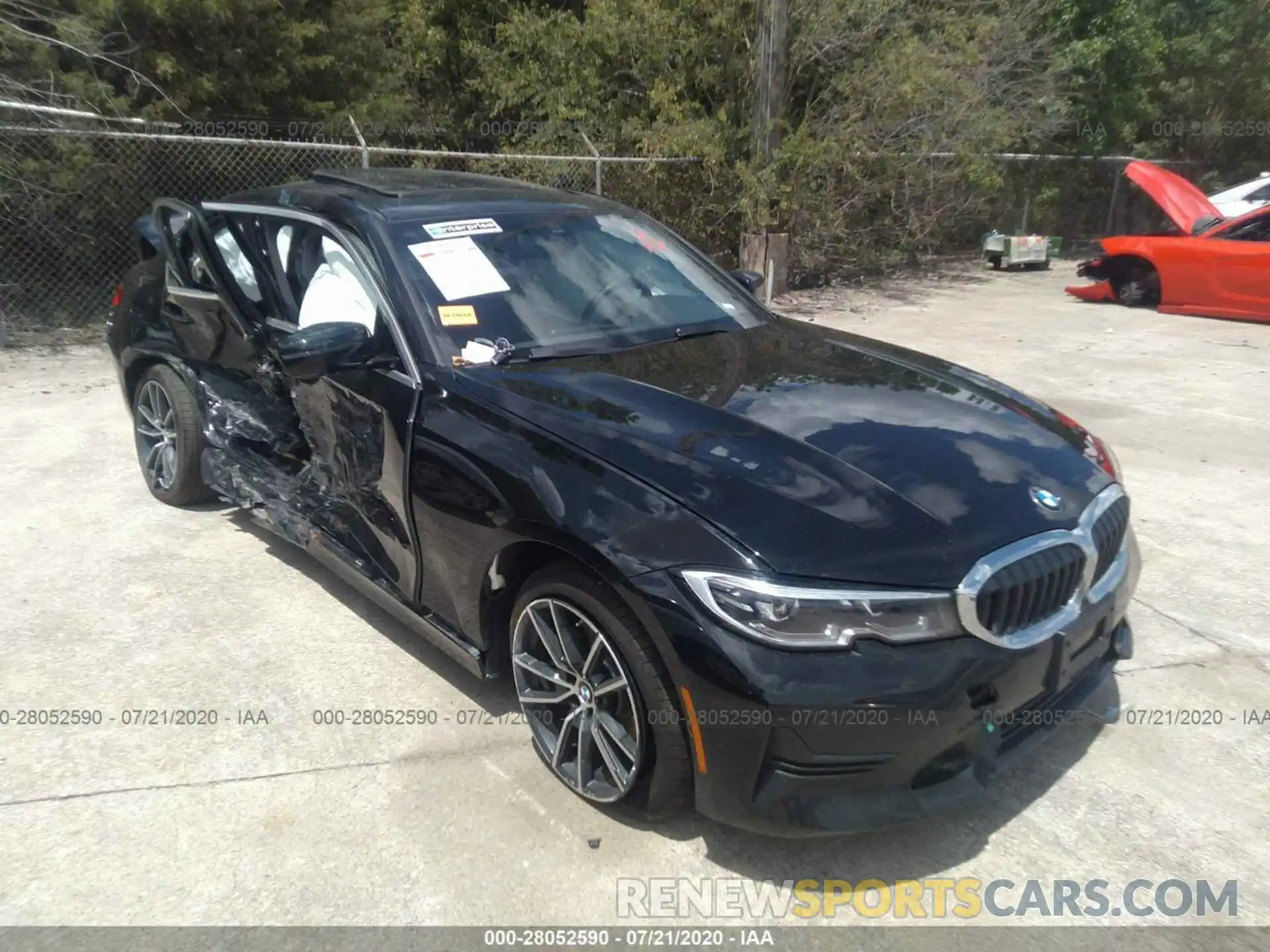 1 Photograph of a damaged car 3MW5R7J05L8B22265 BMW 3 SERIES 2020