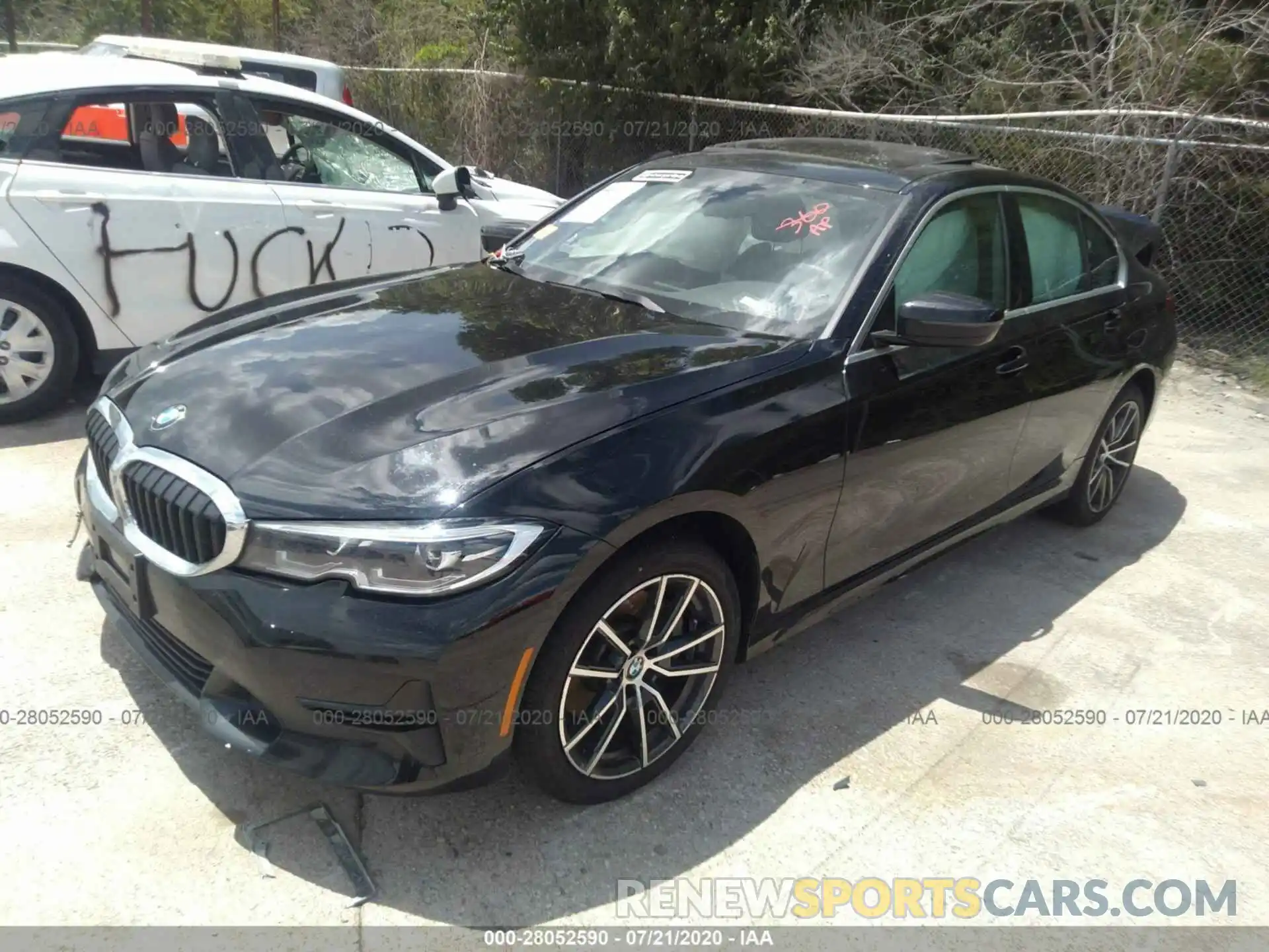 2 Photograph of a damaged car 3MW5R7J05L8B22265 BMW 3 SERIES 2020