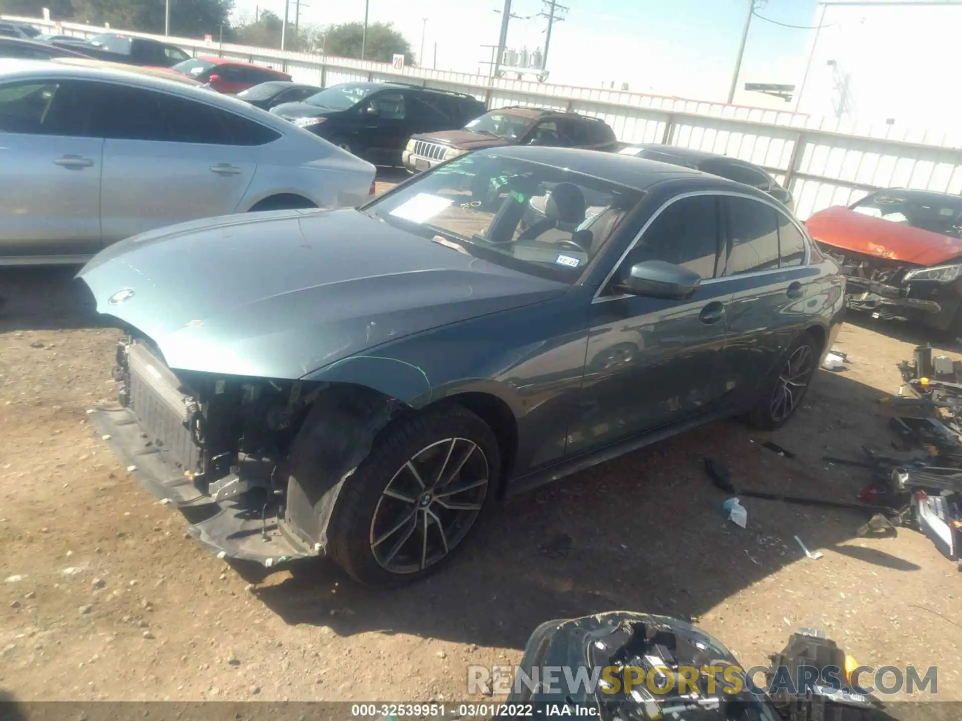 2 Photograph of a damaged car 3MW5R7J05L8B26459 BMW 3 SERIES 2020