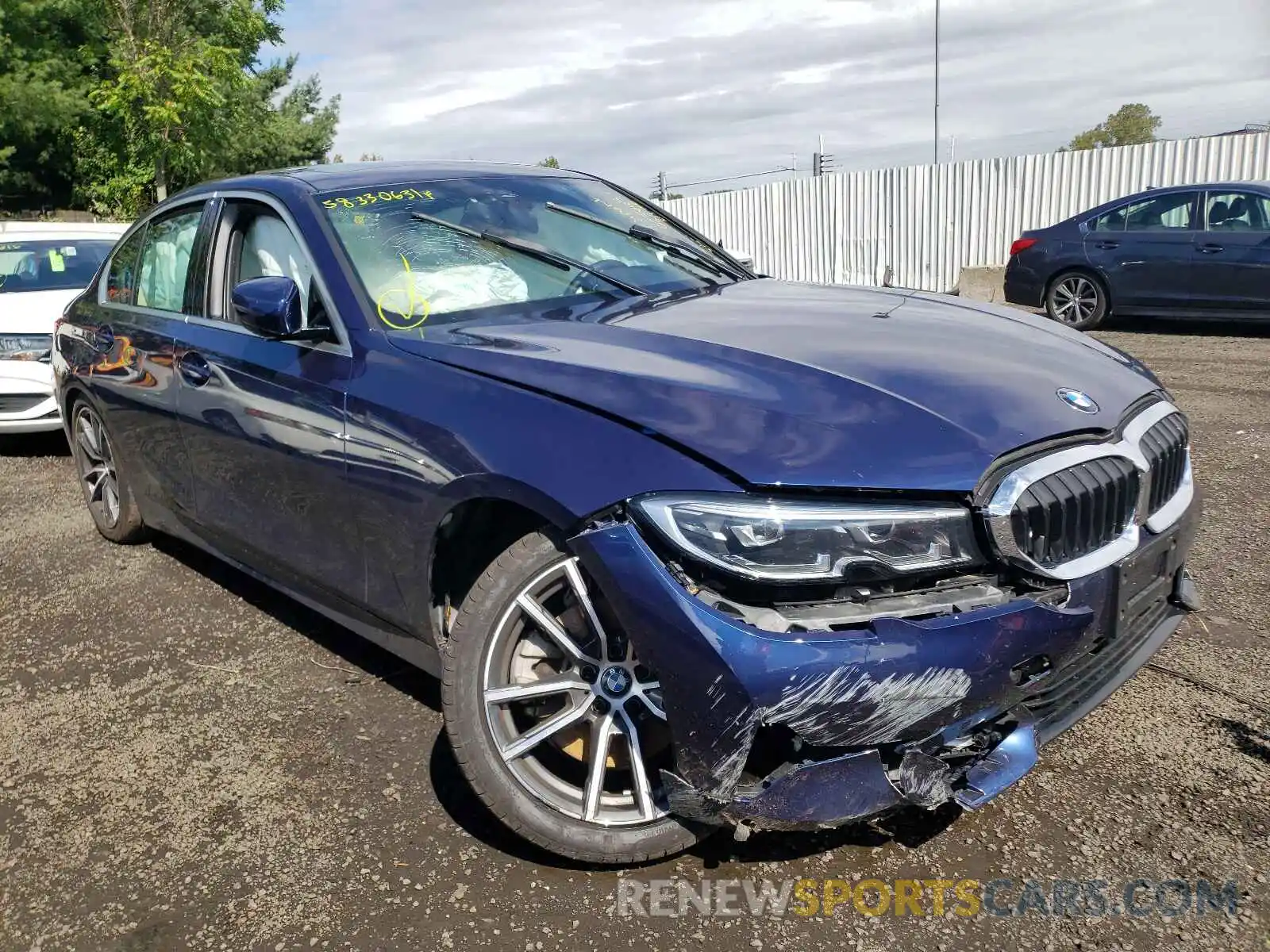 1 Photograph of a damaged car 3MW5R7J05L8B34058 BMW 3 SERIES 2020