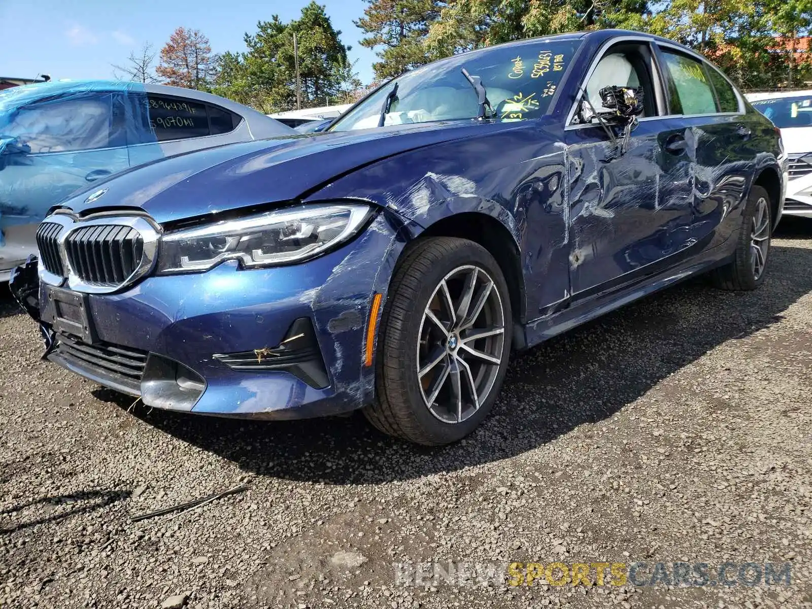 2 Photograph of a damaged car 3MW5R7J05L8B34058 BMW 3 SERIES 2020