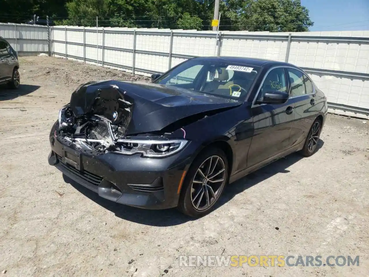 2 Photograph of a damaged car 3MW5R7J05L8B46128 BMW 3 SERIES 2020