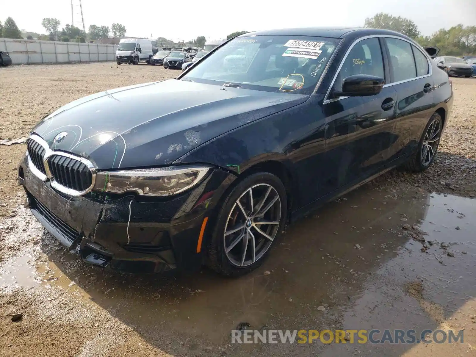 2 Photograph of a damaged car 3MW5R7J06L8B04471 BMW 3 SERIES 2020