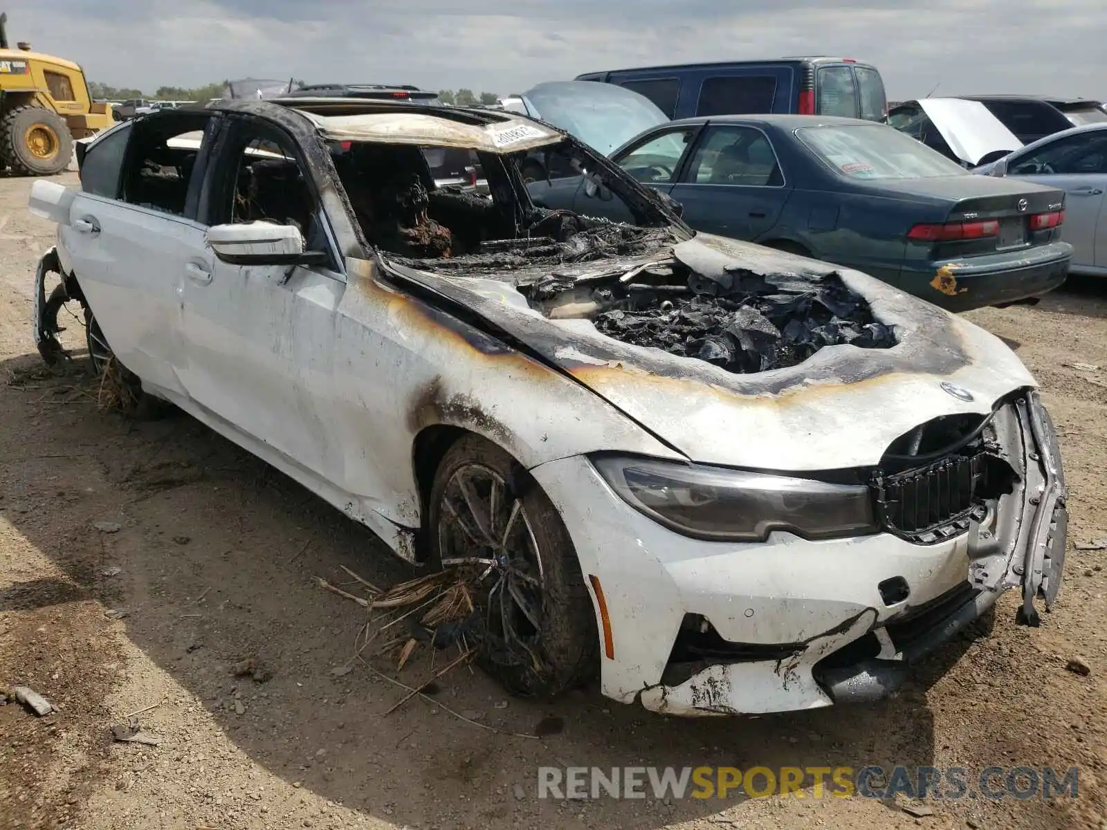 1 Photograph of a damaged car 3MW5R7J06L8B13669 BMW 3 SERIES 2020