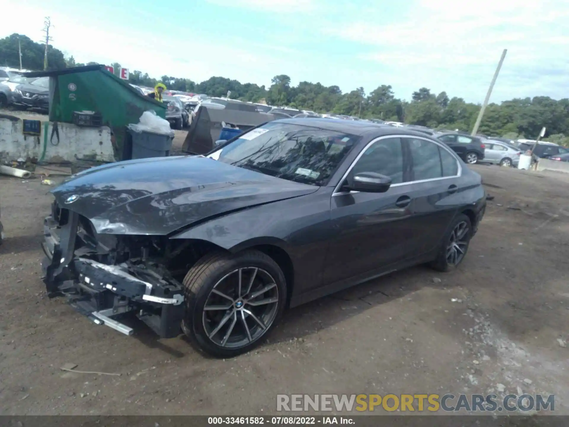 2 Photograph of a damaged car 3MW5R7J06L8B19844 BMW 3 SERIES 2020