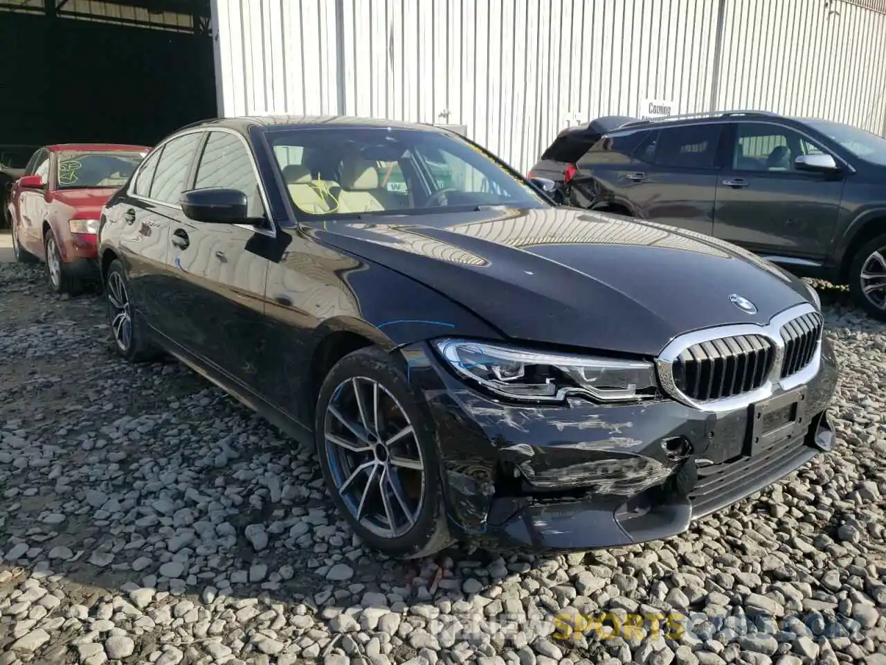 1 Фотография поврежденного автомобиля 3MW5R7J06L8B20332 BMW 3 SERIES 2020