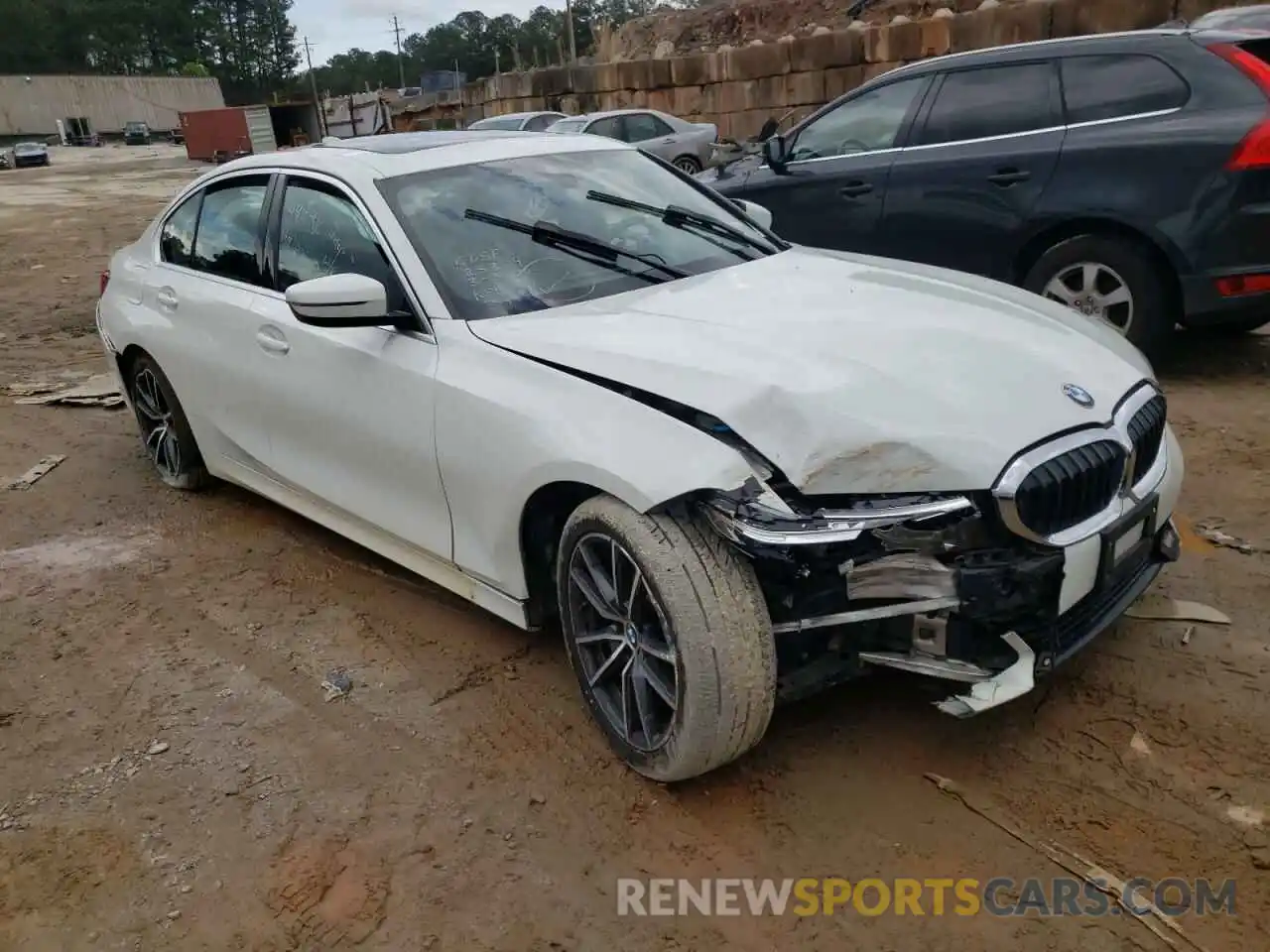 1 Photograph of a damaged car 3MW5R7J06L8B20833 BMW 3 SERIES 2020