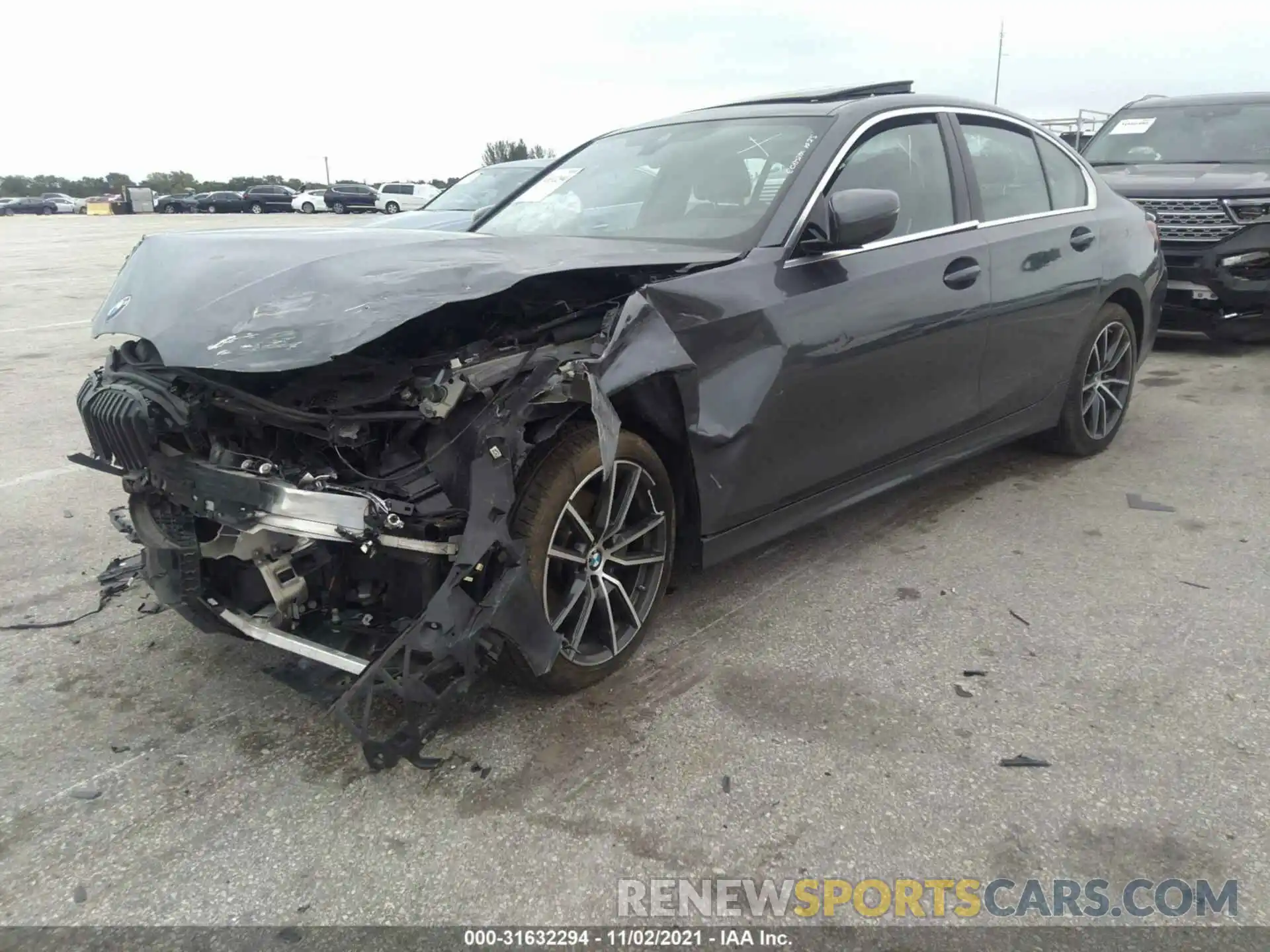 2 Photograph of a damaged car 3MW5R7J06L8B21531 BMW 3 SERIES 2020