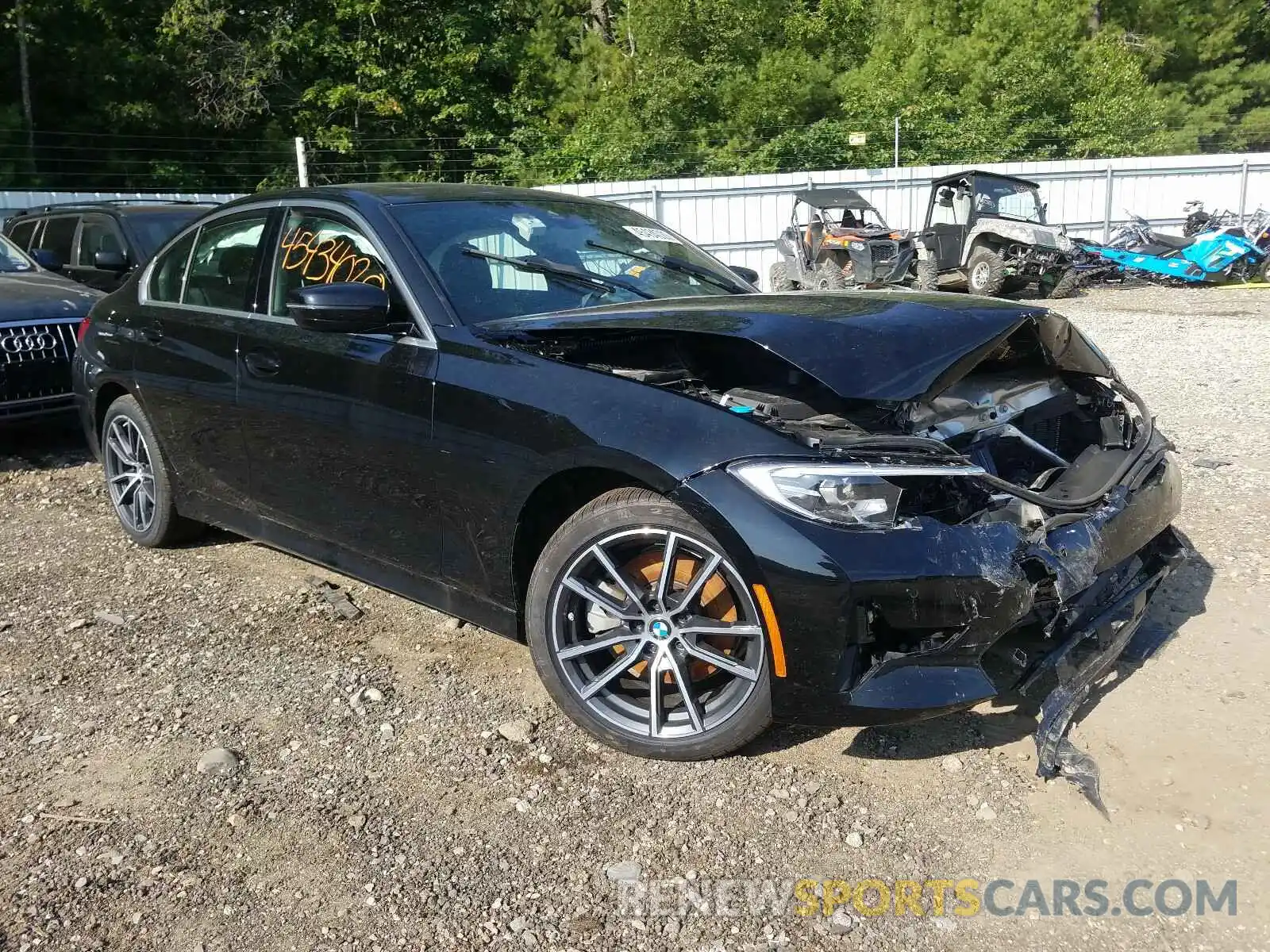 1 Photograph of a damaged car 3MW5R7J06L8B22257 BMW 3 SERIES 2020