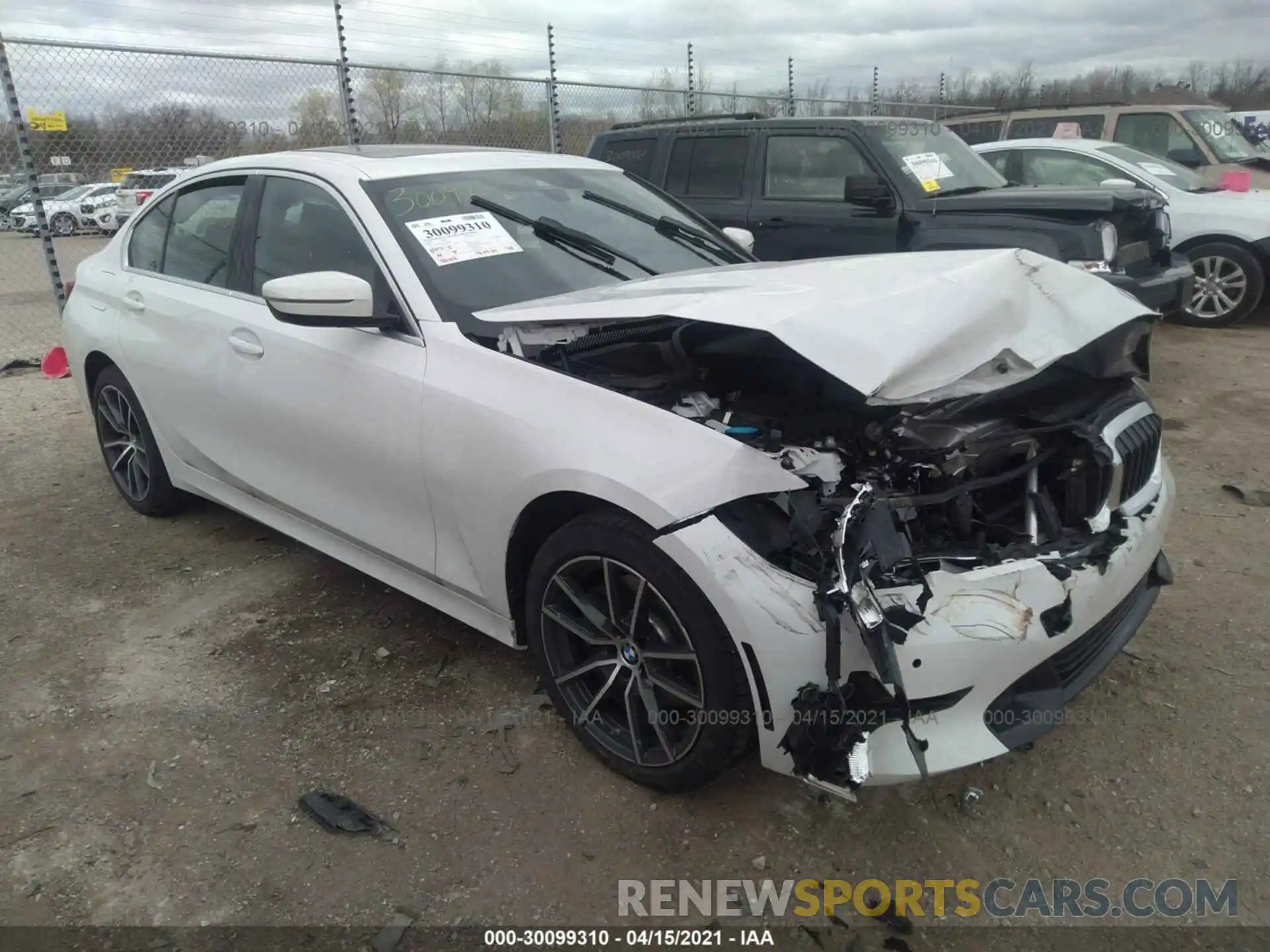 1 Photograph of a damaged car 3MW5R7J06L8B22887 BMW 3 SERIES 2020