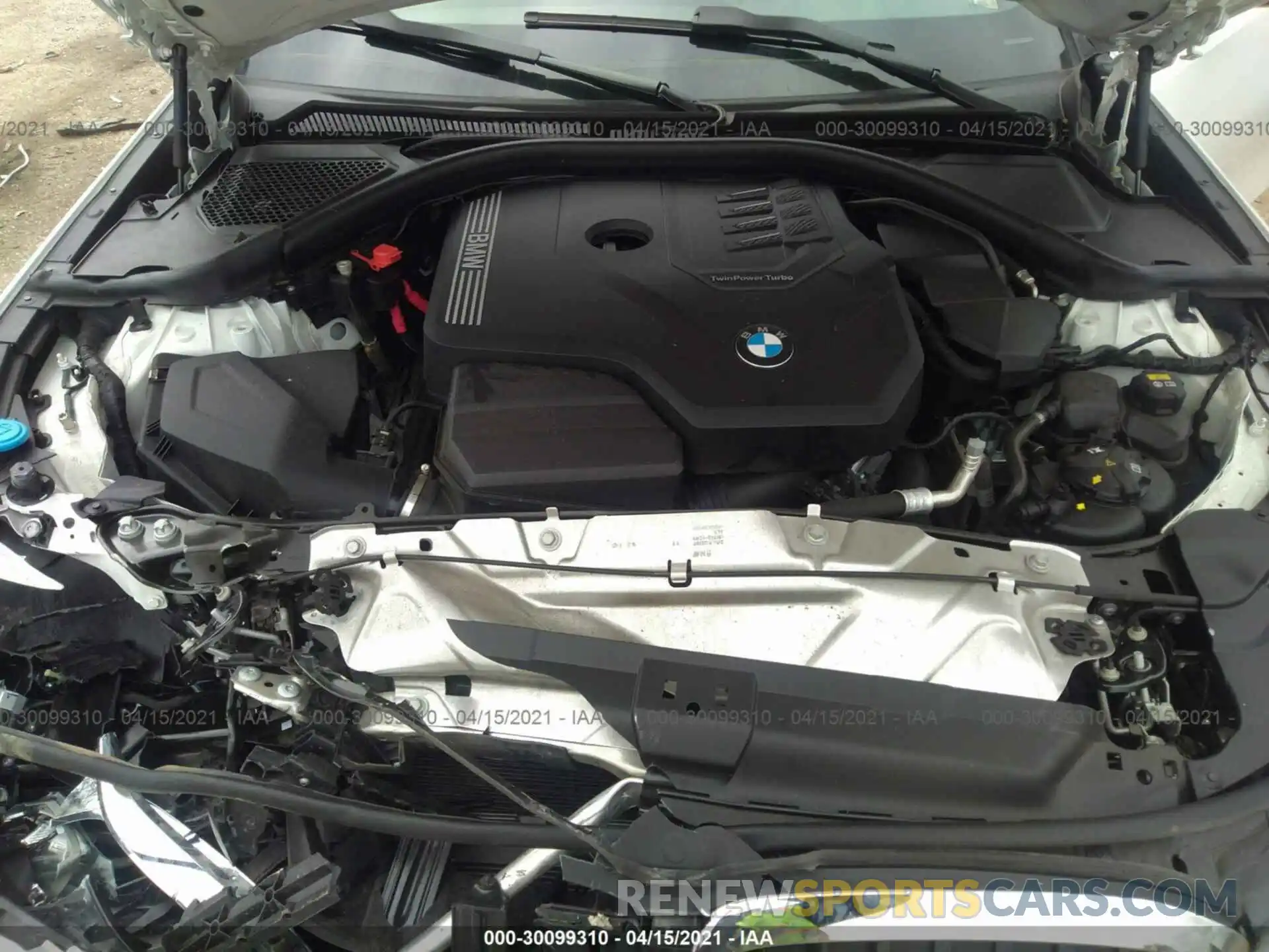 10 Фотография поврежденного автомобиля 3MW5R7J06L8B22887 BMW 3 SERIES 2020