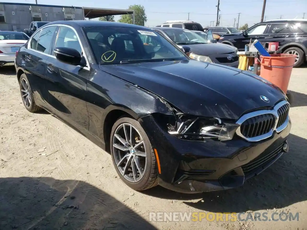 1 Photograph of a damaged car 3MW5R7J06L8B23988 BMW 3 SERIES 2020