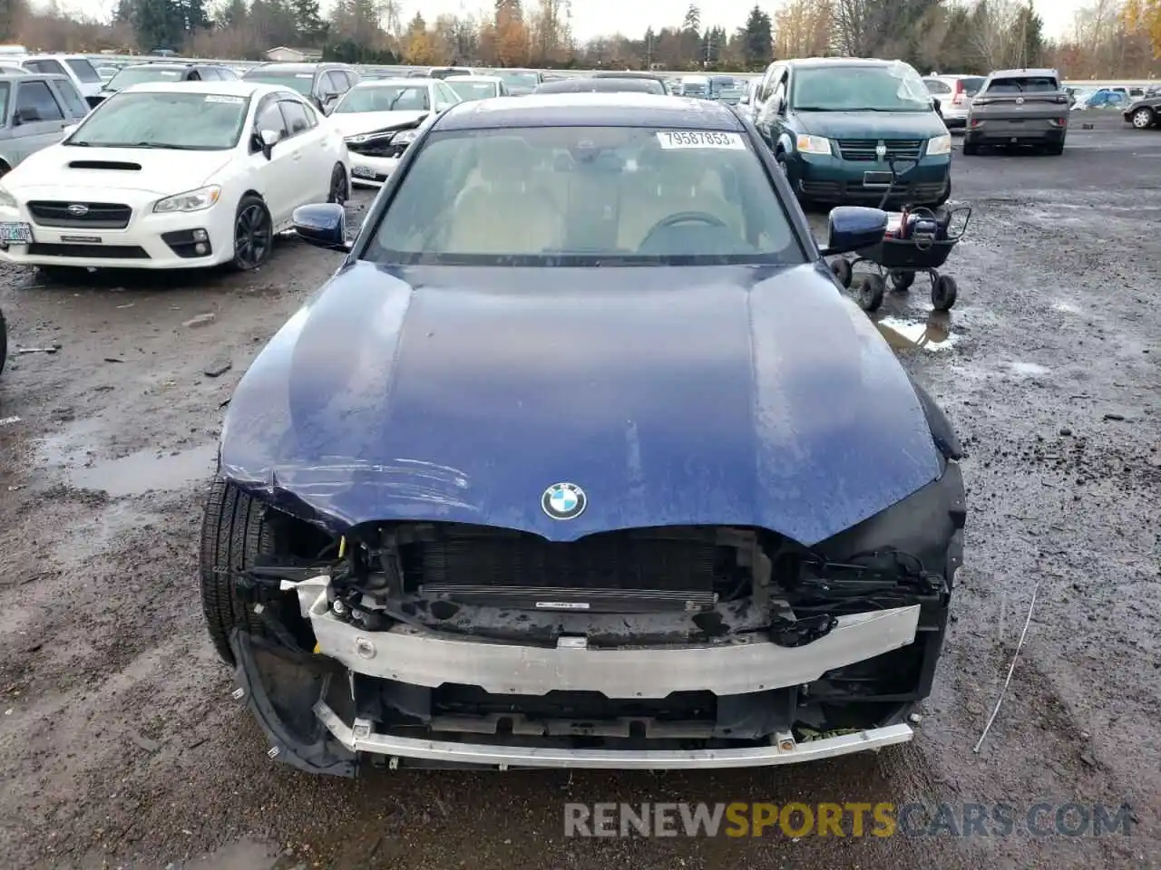 5 Photograph of a damaged car 3MW5R7J06L8B29712 BMW 3 SERIES 2020