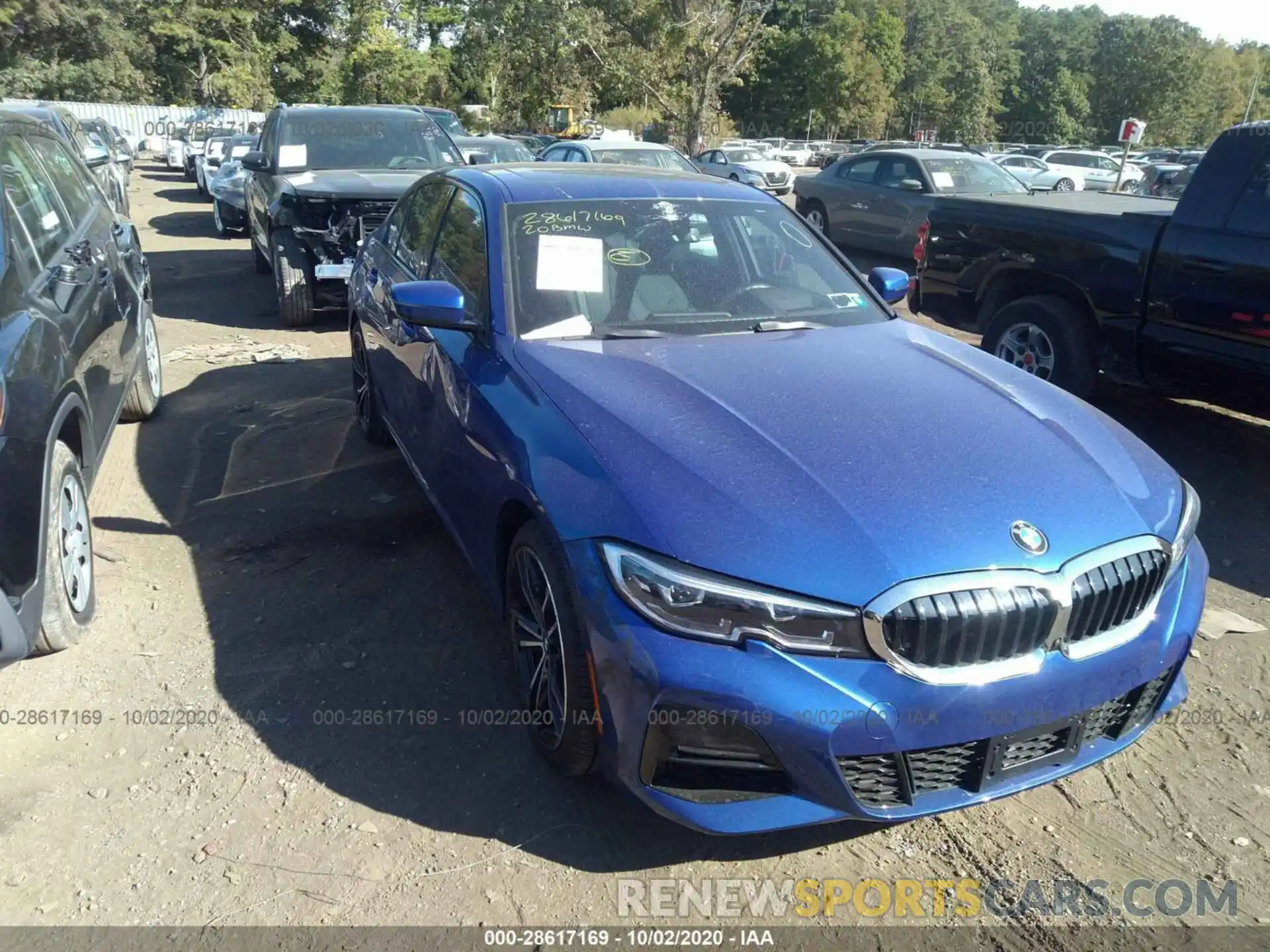 1 Photograph of a damaged car 3MW5R7J06L8B34697 BMW 3 SERIES 2020