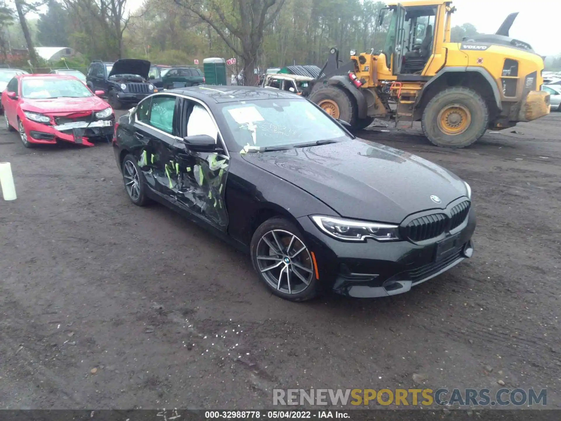 1 Фотография поврежденного автомобиля 3MW5R7J06L8B35414 BMW 3 SERIES 2020