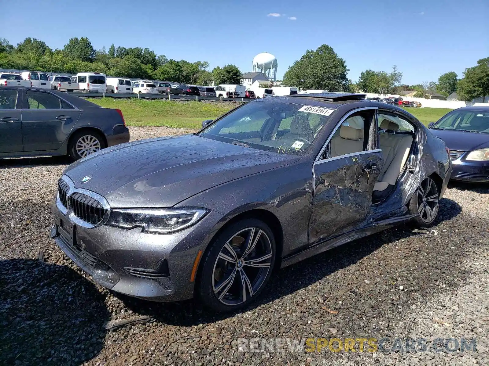 2 Фотография поврежденного автомобиля 3MW5R7J06L8B40550 BMW 3 SERIES 2020