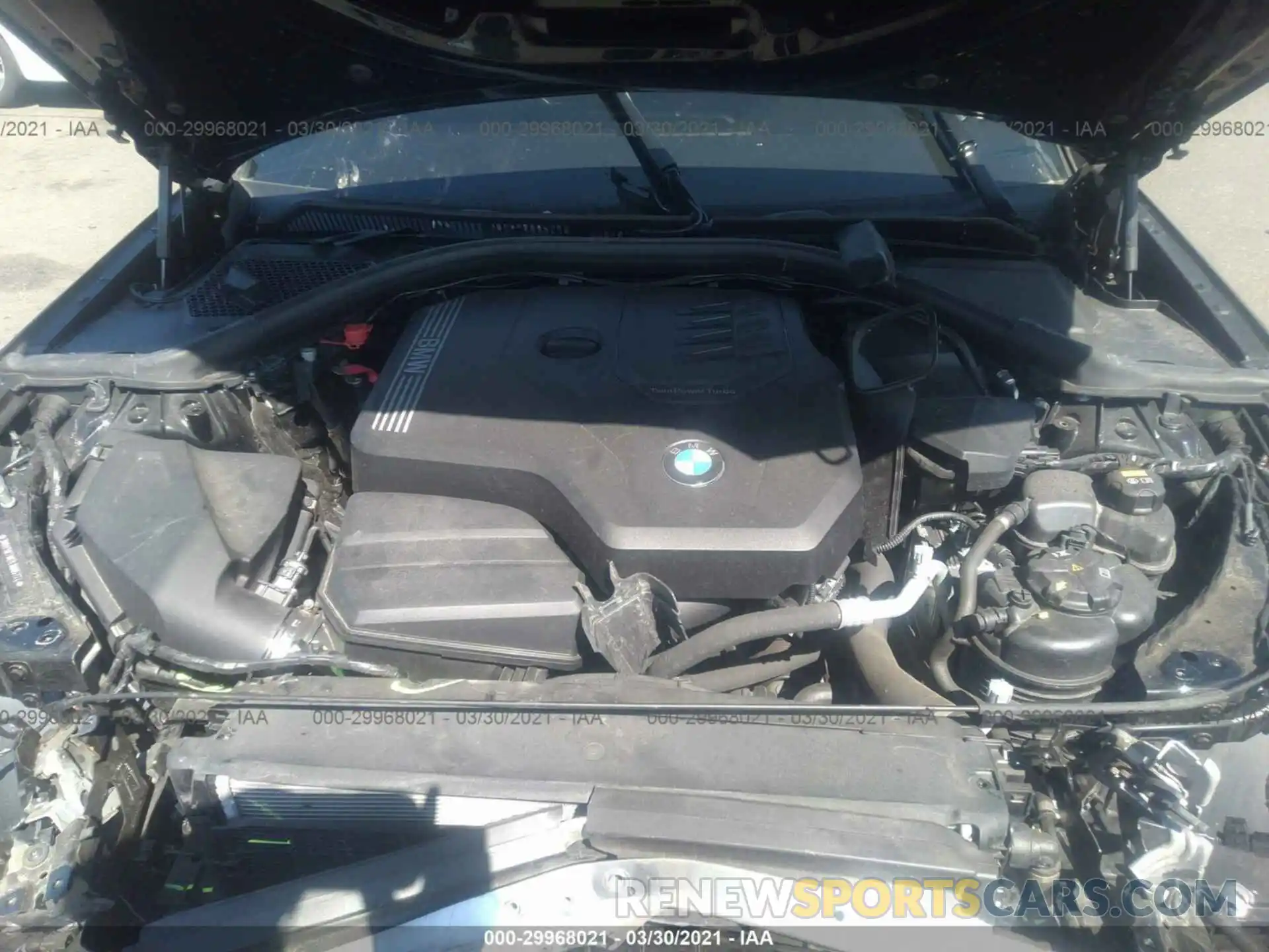 10 Фотография поврежденного автомобиля 3MW5R7J07L8B05774 BMW 3 SERIES 2020