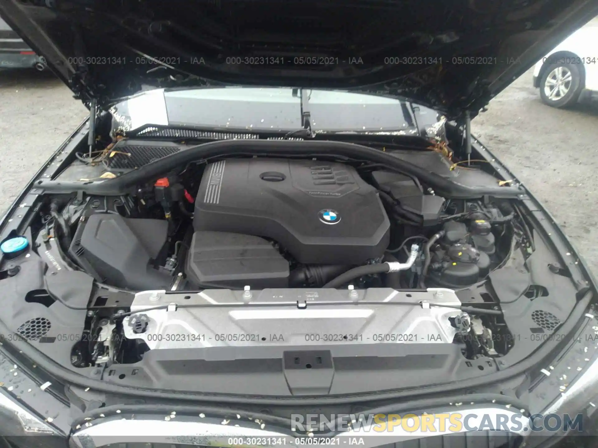 10 Фотография поврежденного автомобиля 3MW5R7J07L8B07931 BMW 3 SERIES 2020