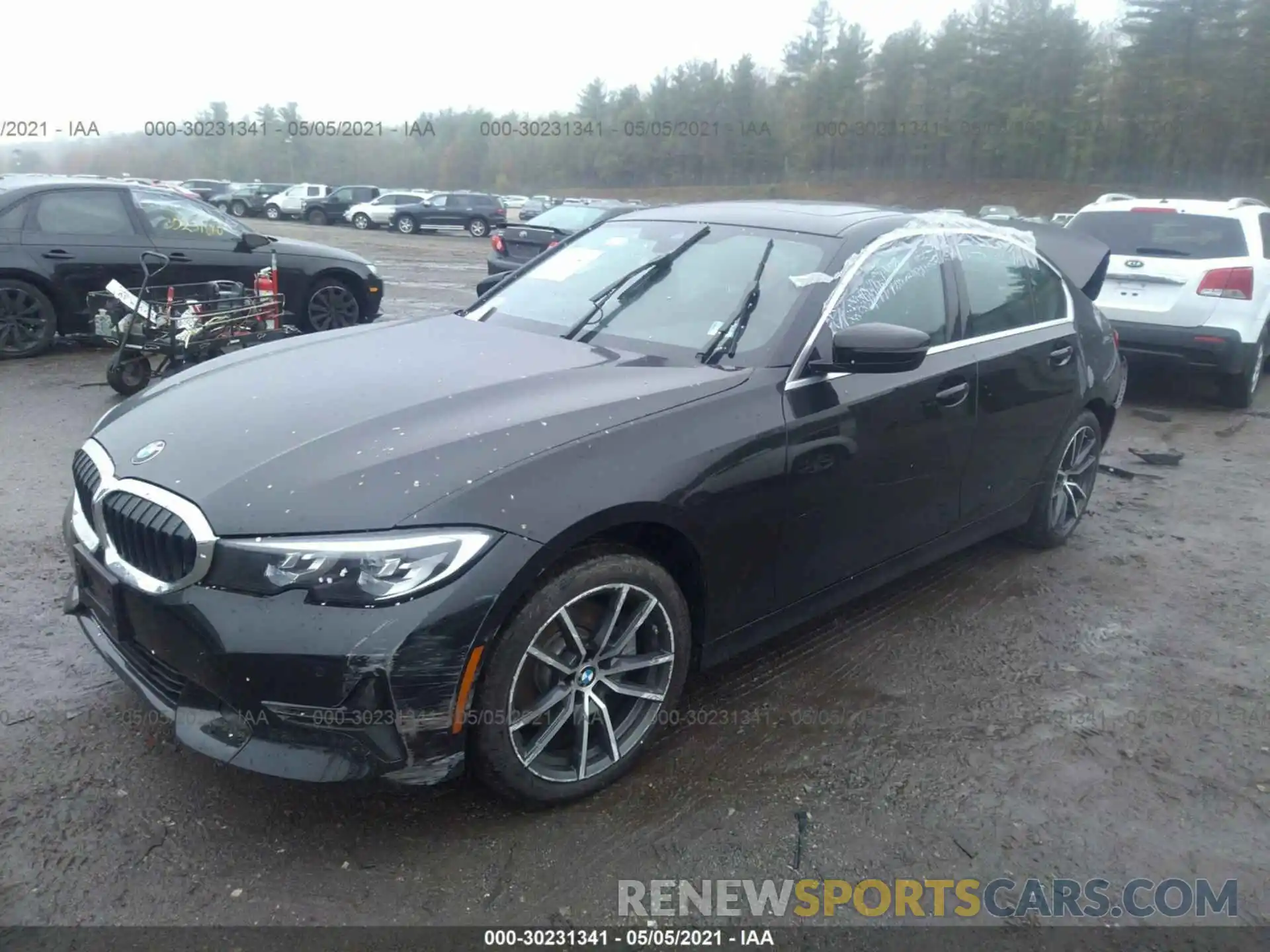 2 Photograph of a damaged car 3MW5R7J07L8B07931 BMW 3 SERIES 2020