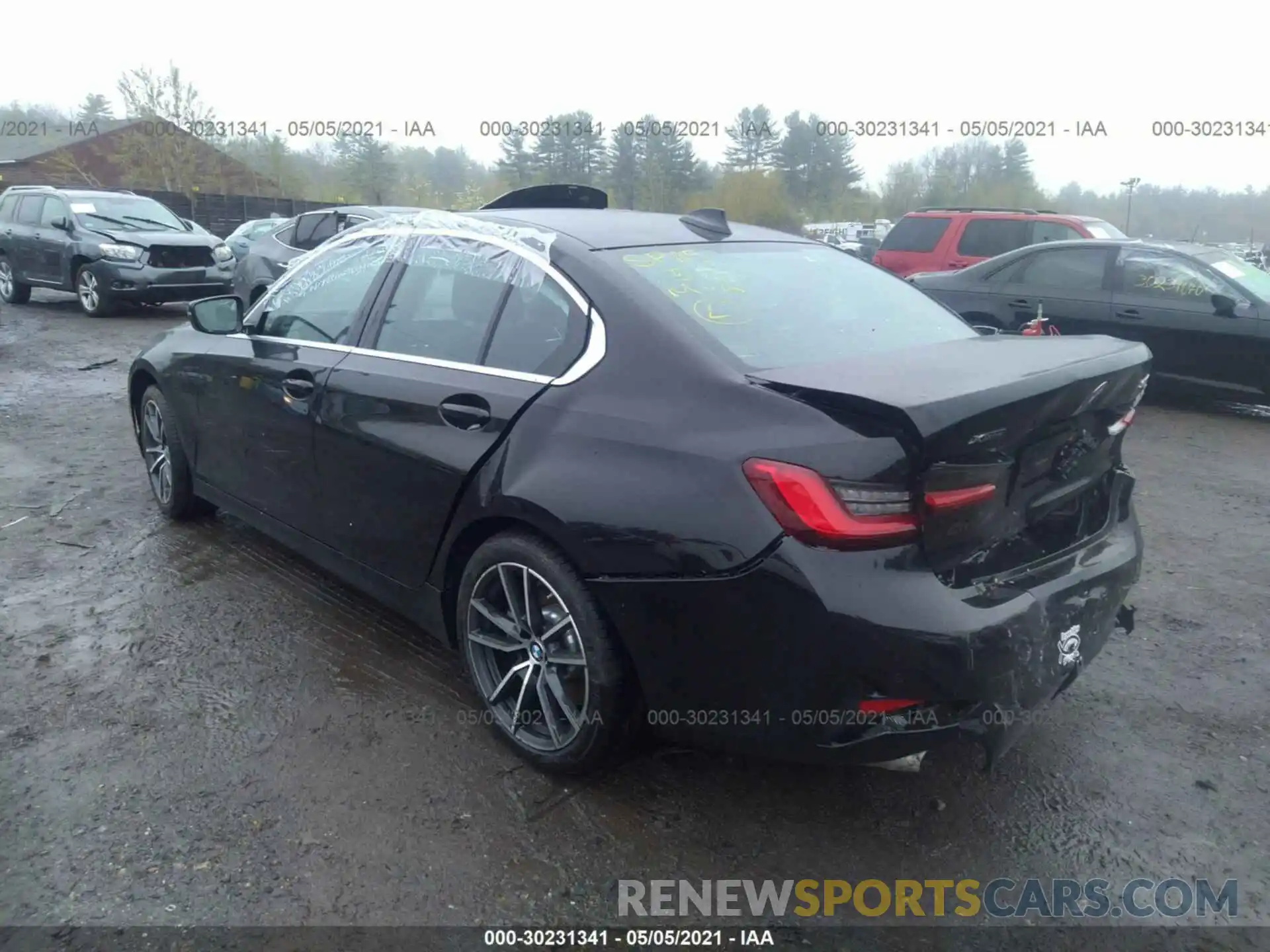 3 Photograph of a damaged car 3MW5R7J07L8B07931 BMW 3 SERIES 2020