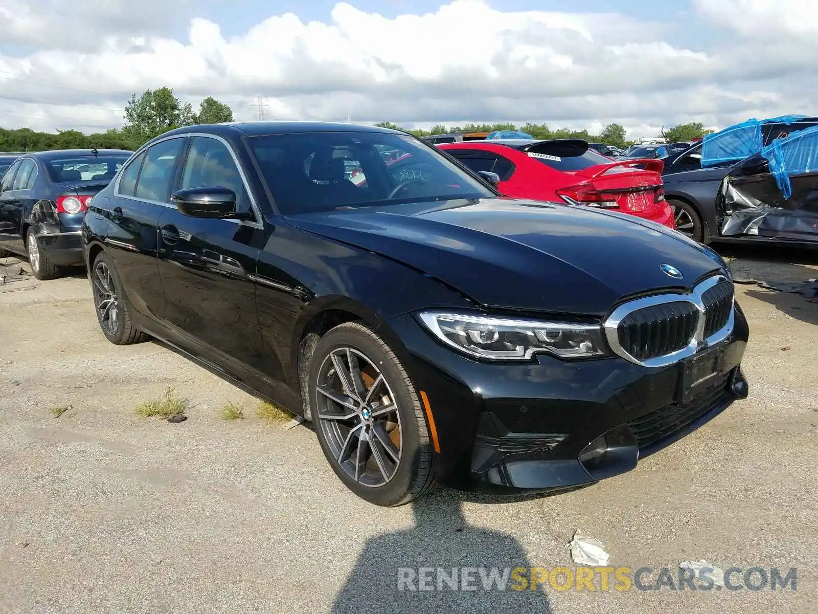 1 Photograph of a damaged car 3MW5R7J07L8B08786 BMW 3 SERIES 2020