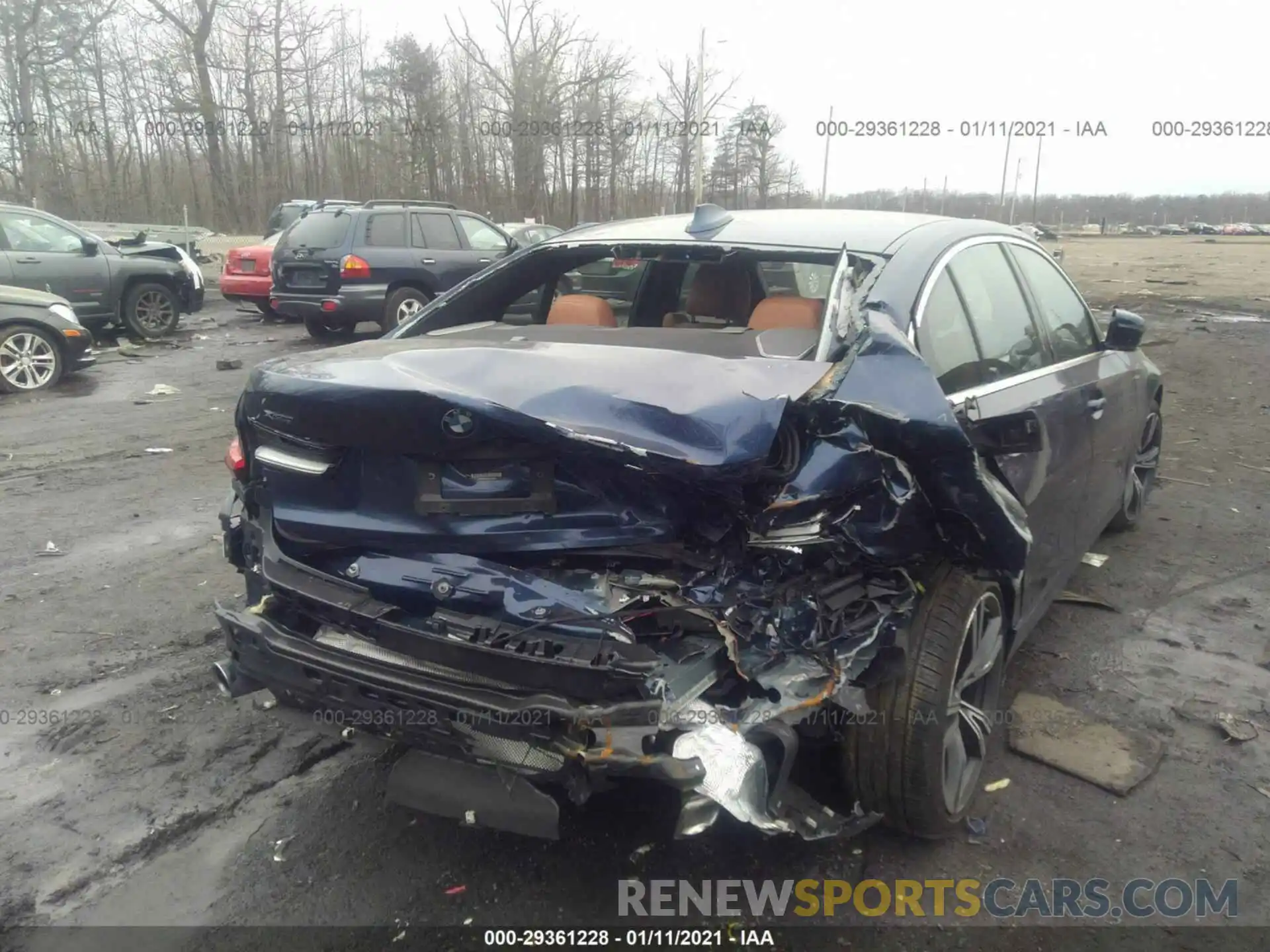 6 Photograph of a damaged car 3MW5R7J07L8B09596 BMW 3 SERIES 2020