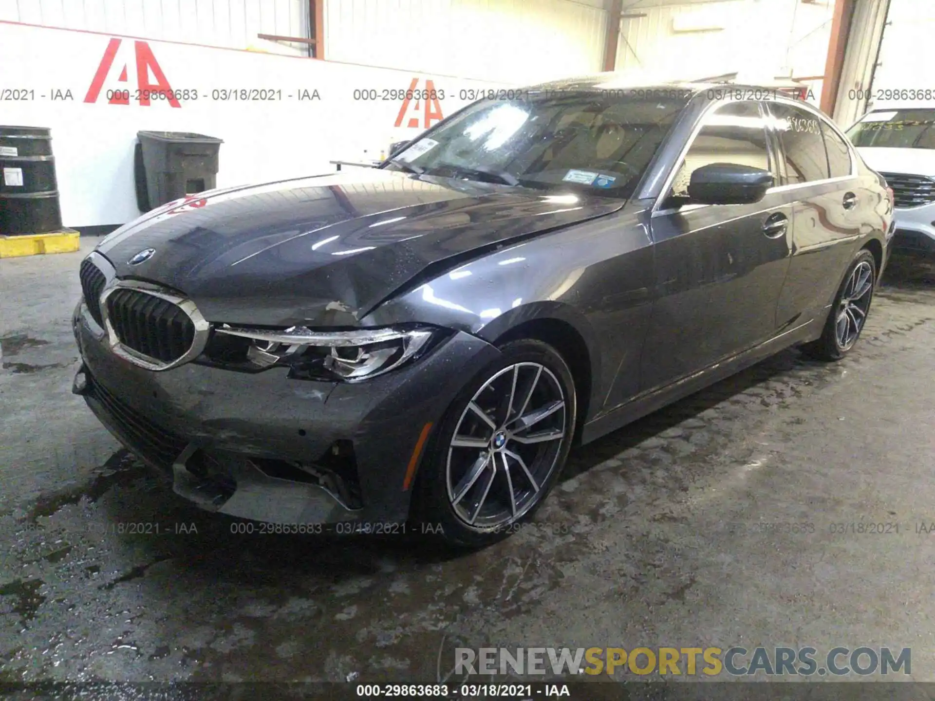 2 Photograph of a damaged car 3MW5R7J07L8B11509 BMW 3 SERIES 2020