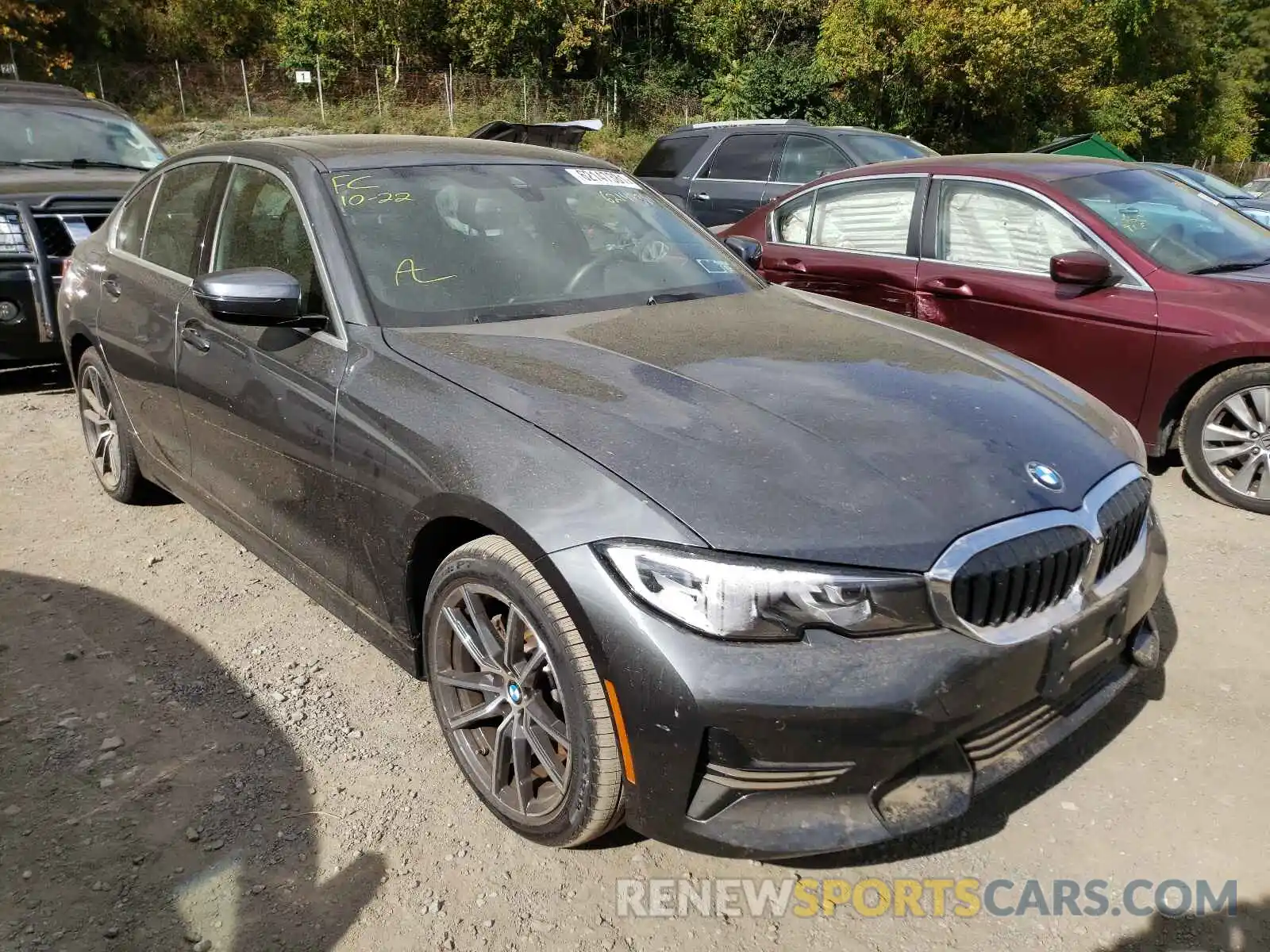 1 Photograph of a damaged car 3MW5R7J07L8B12899 BMW 3 SERIES 2020