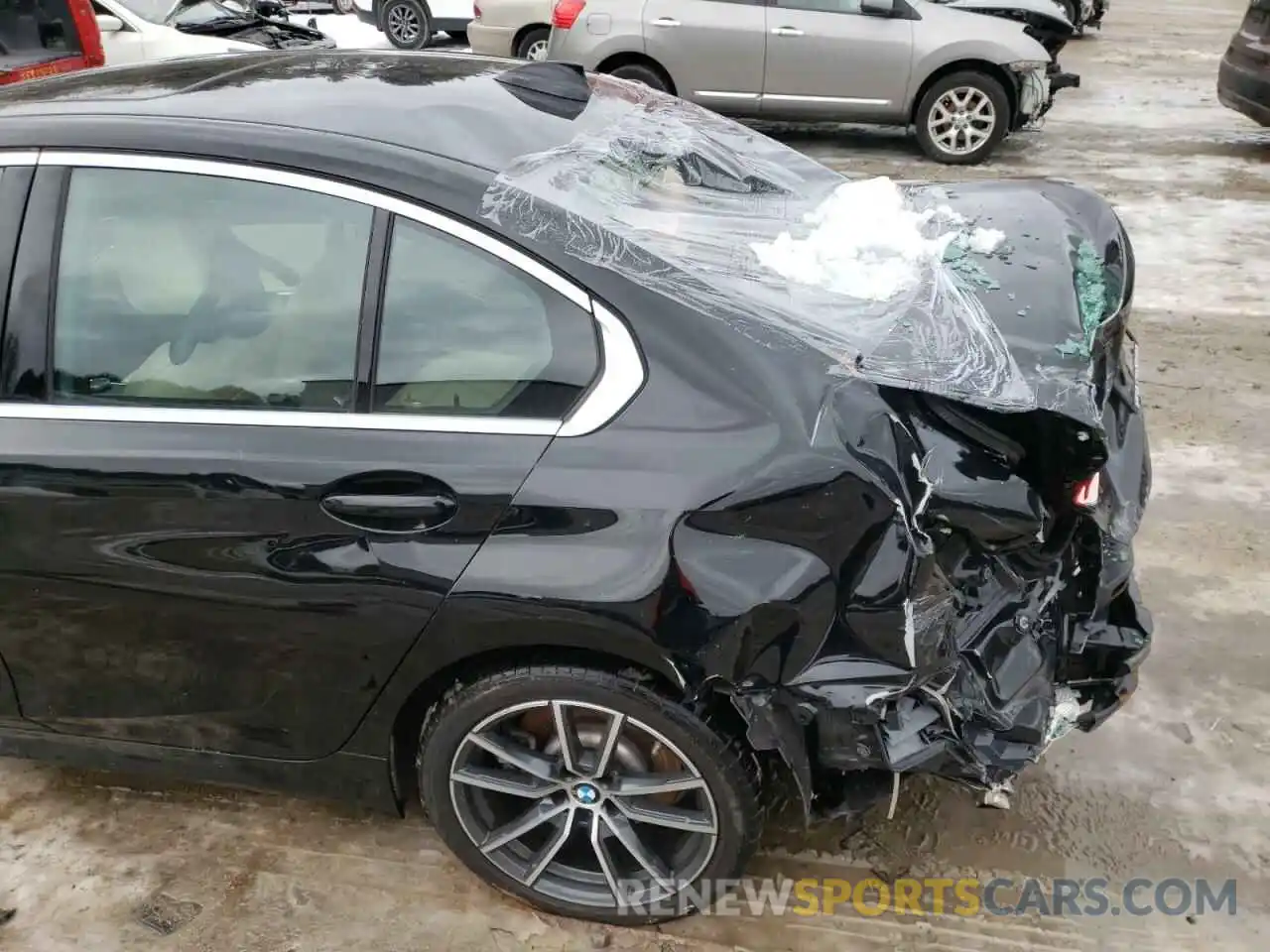 9 Photograph of a damaged car 3MW5R7J07L8B12997 BMW 3 SERIES 2020