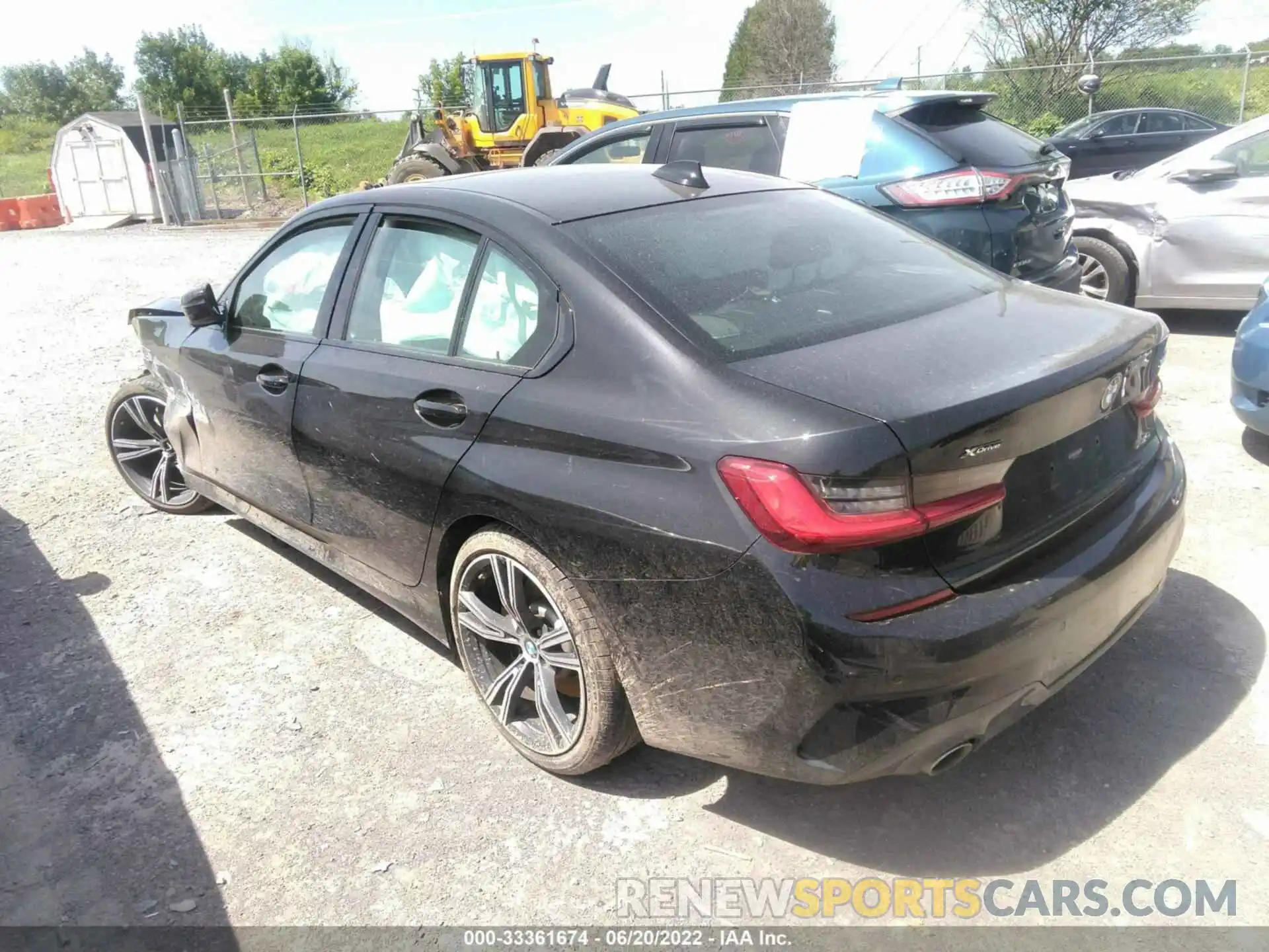 3 Photograph of a damaged car 3MW5R7J07L8B15401 BMW 3 SERIES 2020