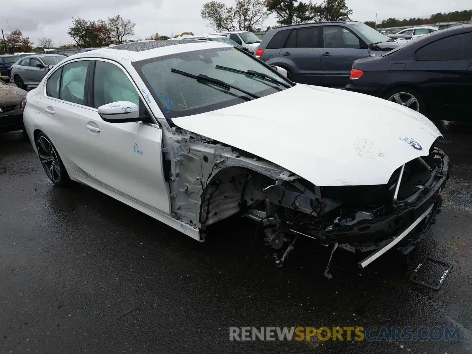 1 Photograph of a damaged car 3MW5R7J07L8B16032 BMW 3 SERIES 2020