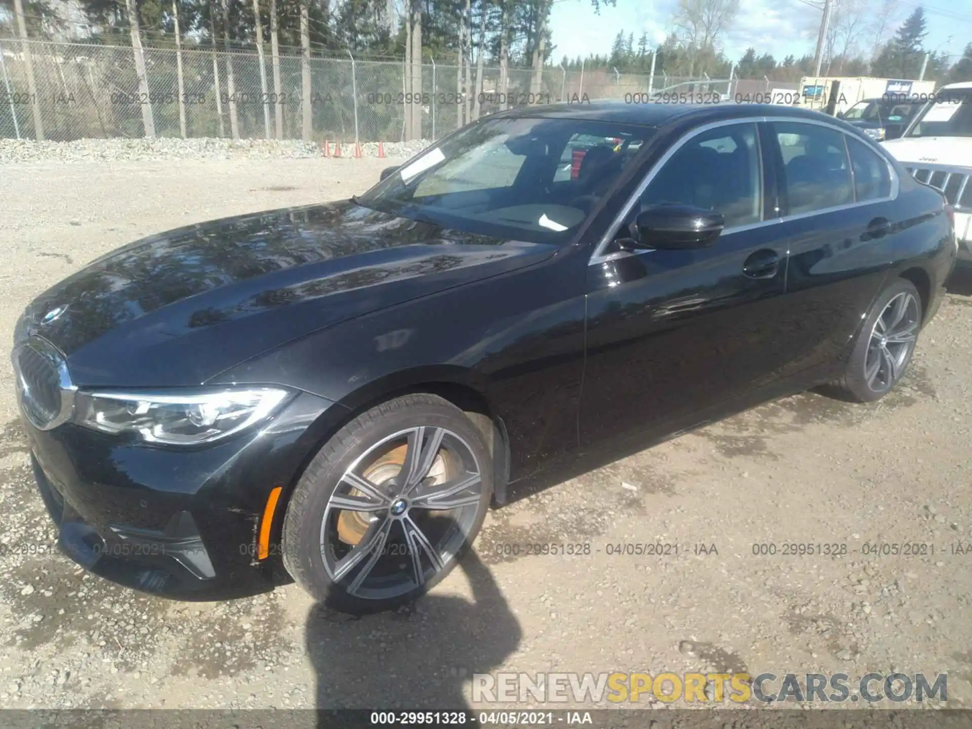 2 Photograph of a damaged car 3MW5R7J07L8B16838 BMW 3 SERIES 2020