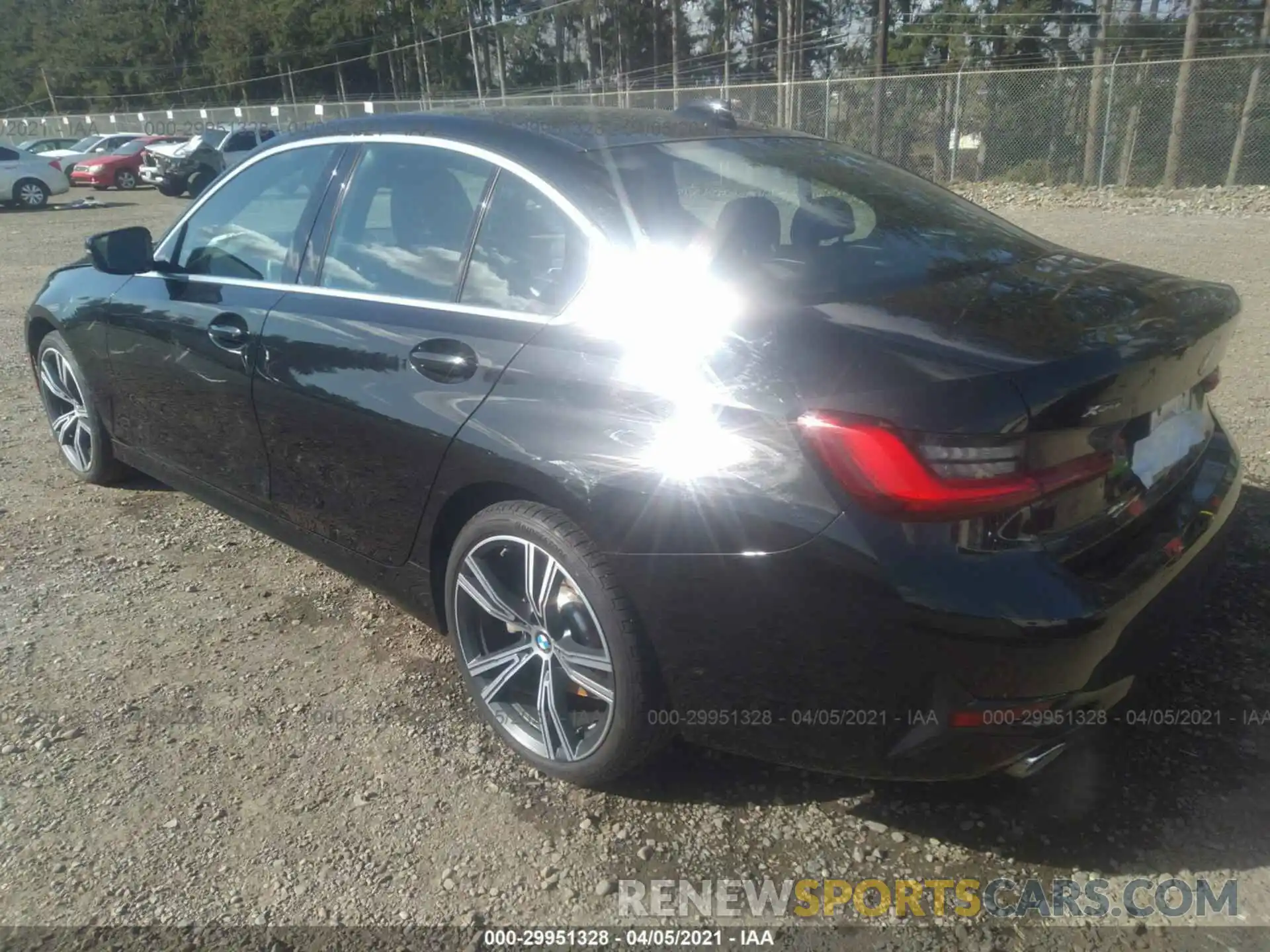 3 Photograph of a damaged car 3MW5R7J07L8B16838 BMW 3 SERIES 2020