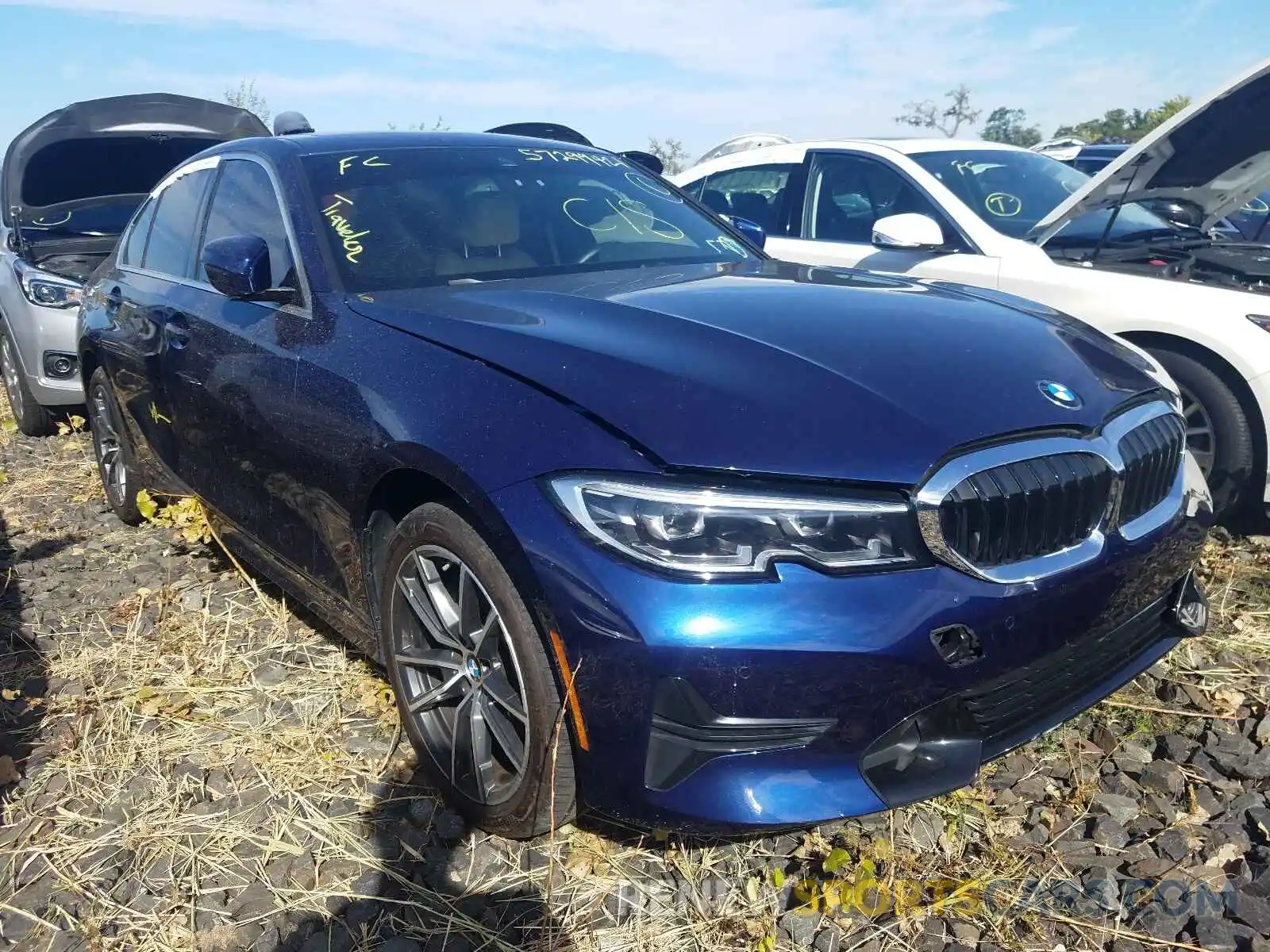 1 Photograph of a damaged car 3MW5R7J07L8B19027 BMW 3 SERIES 2020