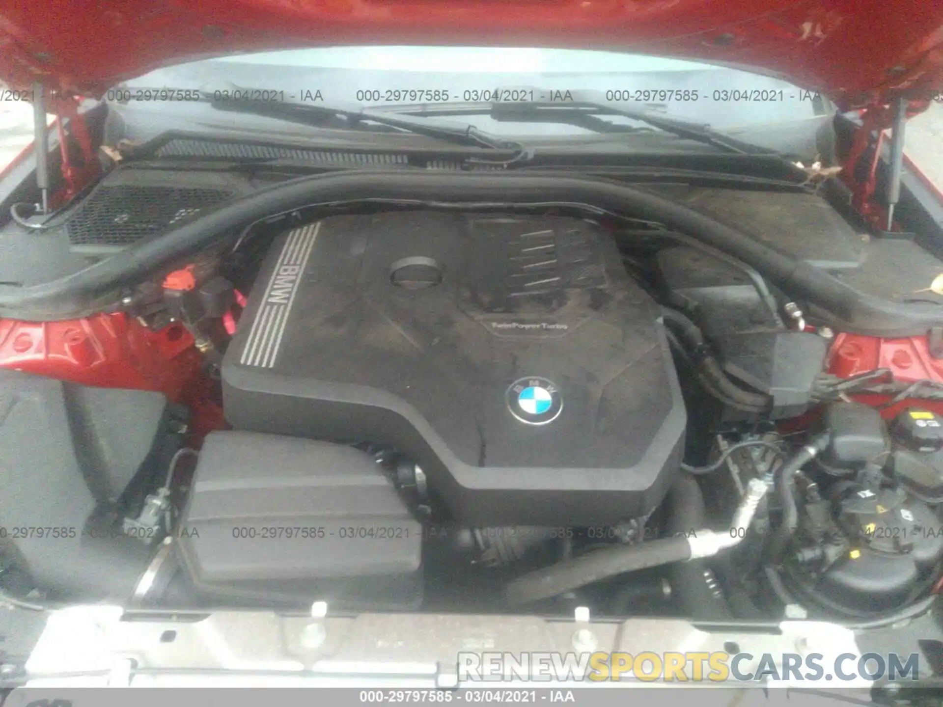 10 Фотография поврежденного автомобиля 3MW5R7J07L8B21005 BMW 3 SERIES 2020