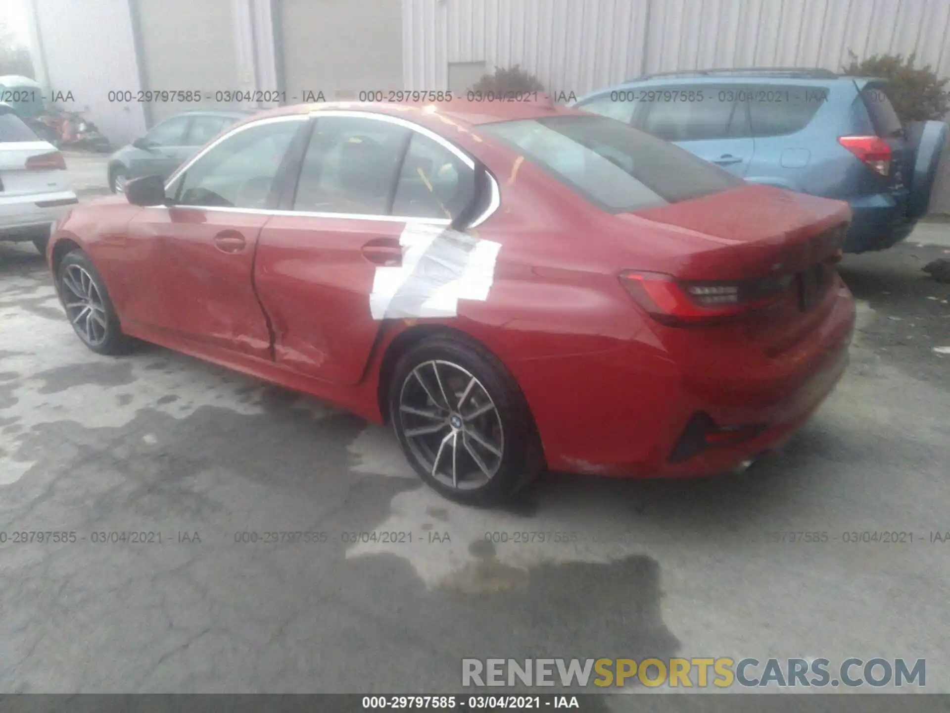 3 Photograph of a damaged car 3MW5R7J07L8B21005 BMW 3 SERIES 2020